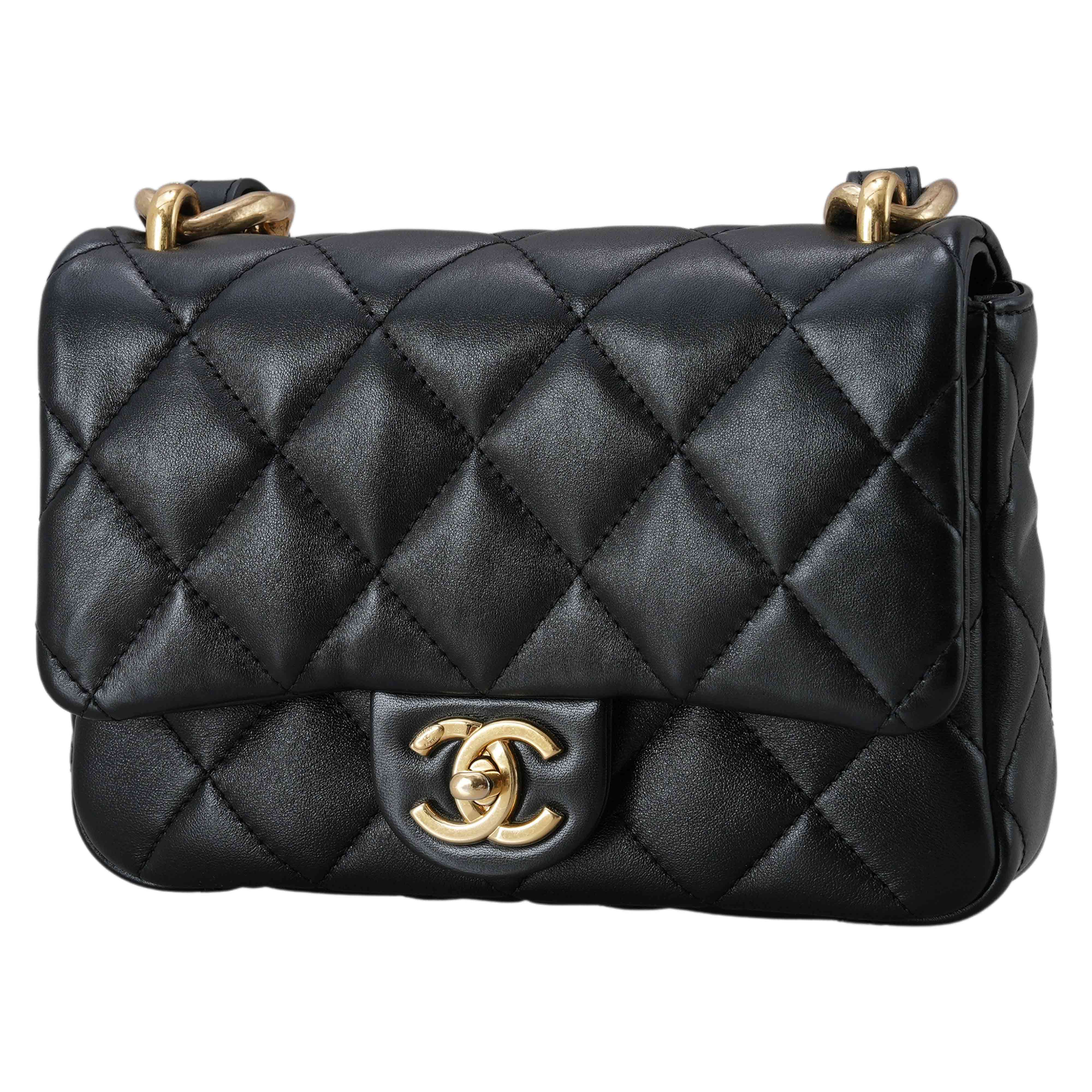 CHANEL(USED)샤넬 AS3214 빅체인 스몰 플랩백