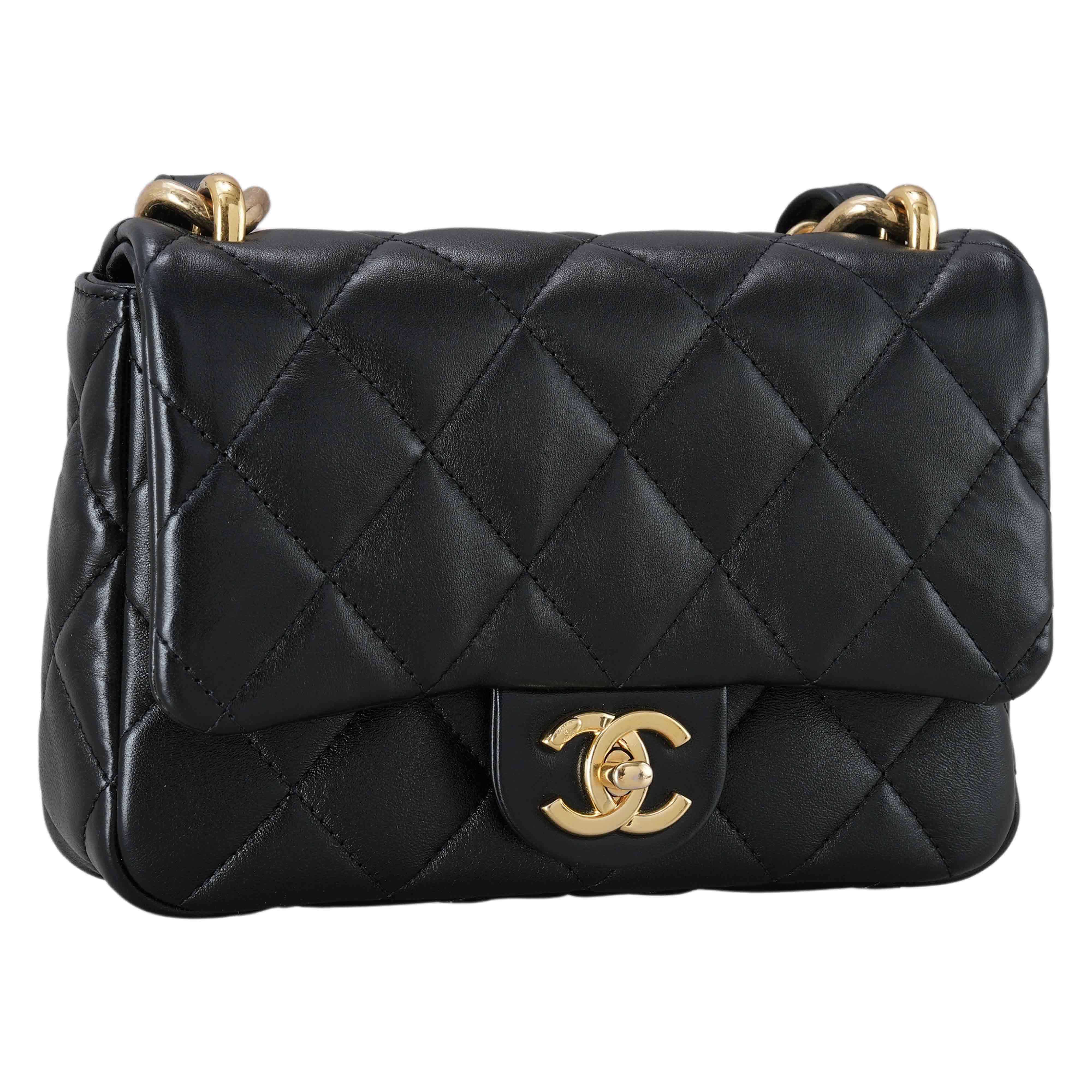CHANEL(USED)샤넬 AS3214 빅체인 스몰 플랩백