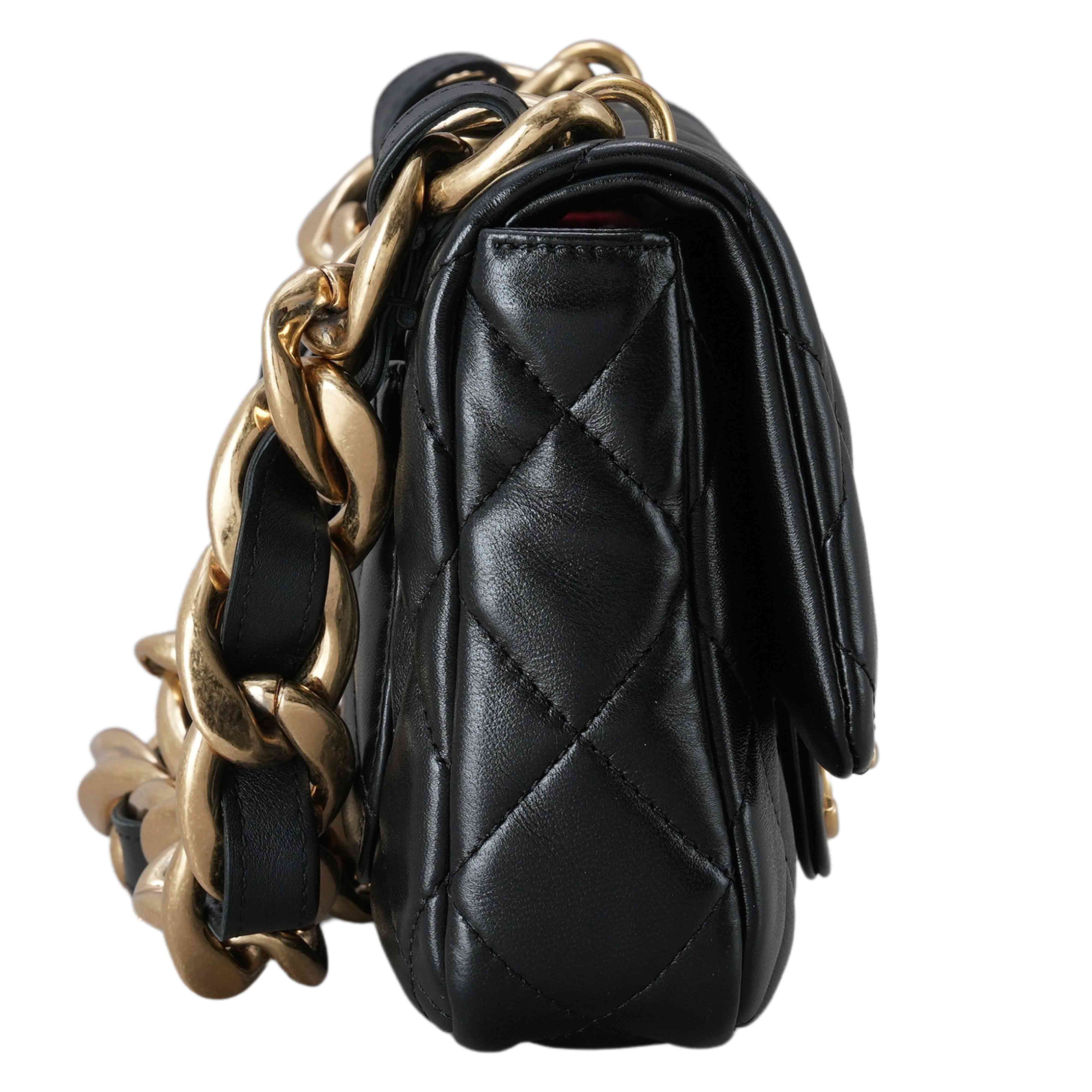 CHANEL(USED)샤넬 AS3214 빅체인 스몰 플랩백