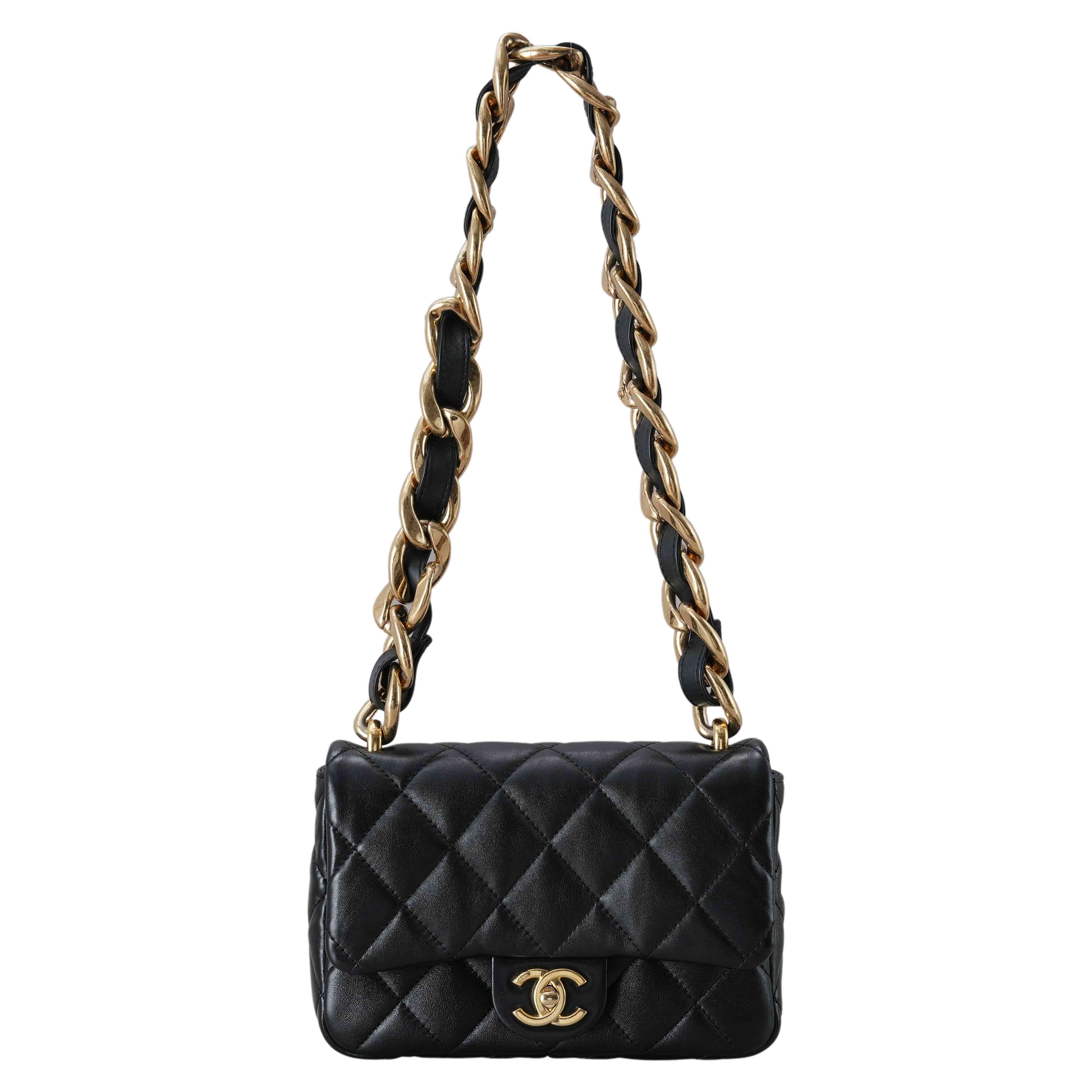 CHANEL(USED)샤넬 AS3214 빅체인 스몰 플랩백