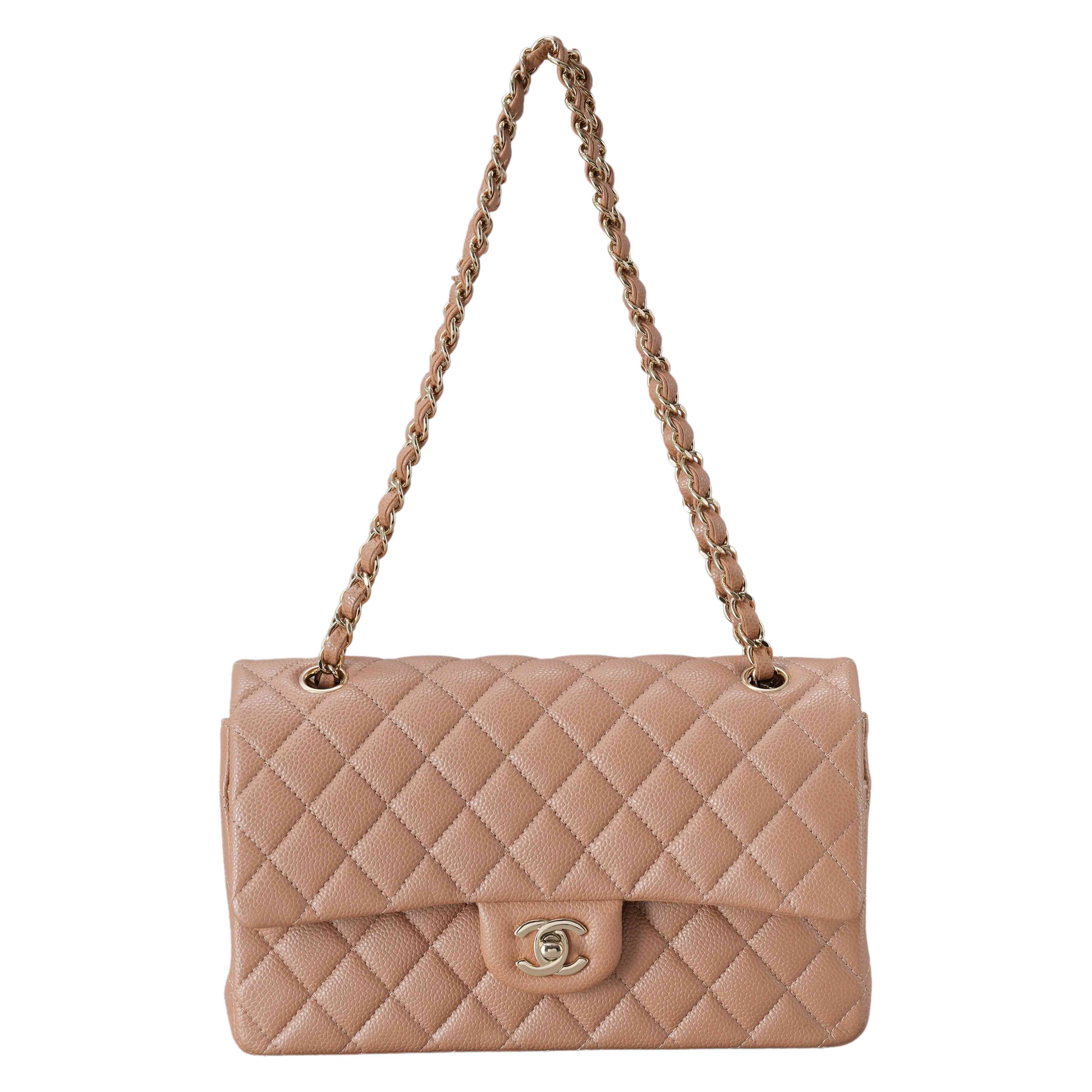 CHANEL(USED)샤넬 캐비어 클래식 미듐 플랩백