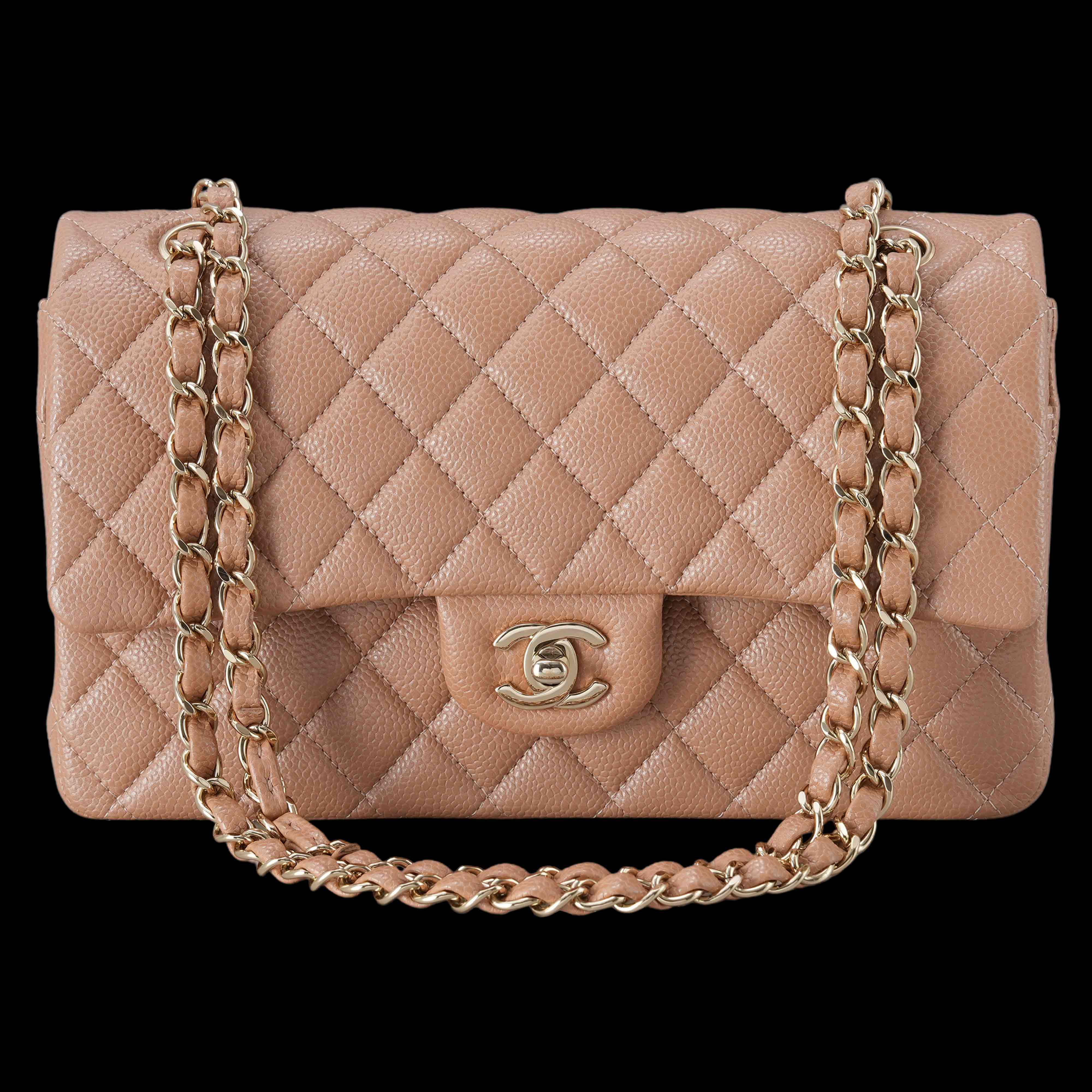 CHANEL(USED)샤넬 캐비어 클래식 미듐 플랩백