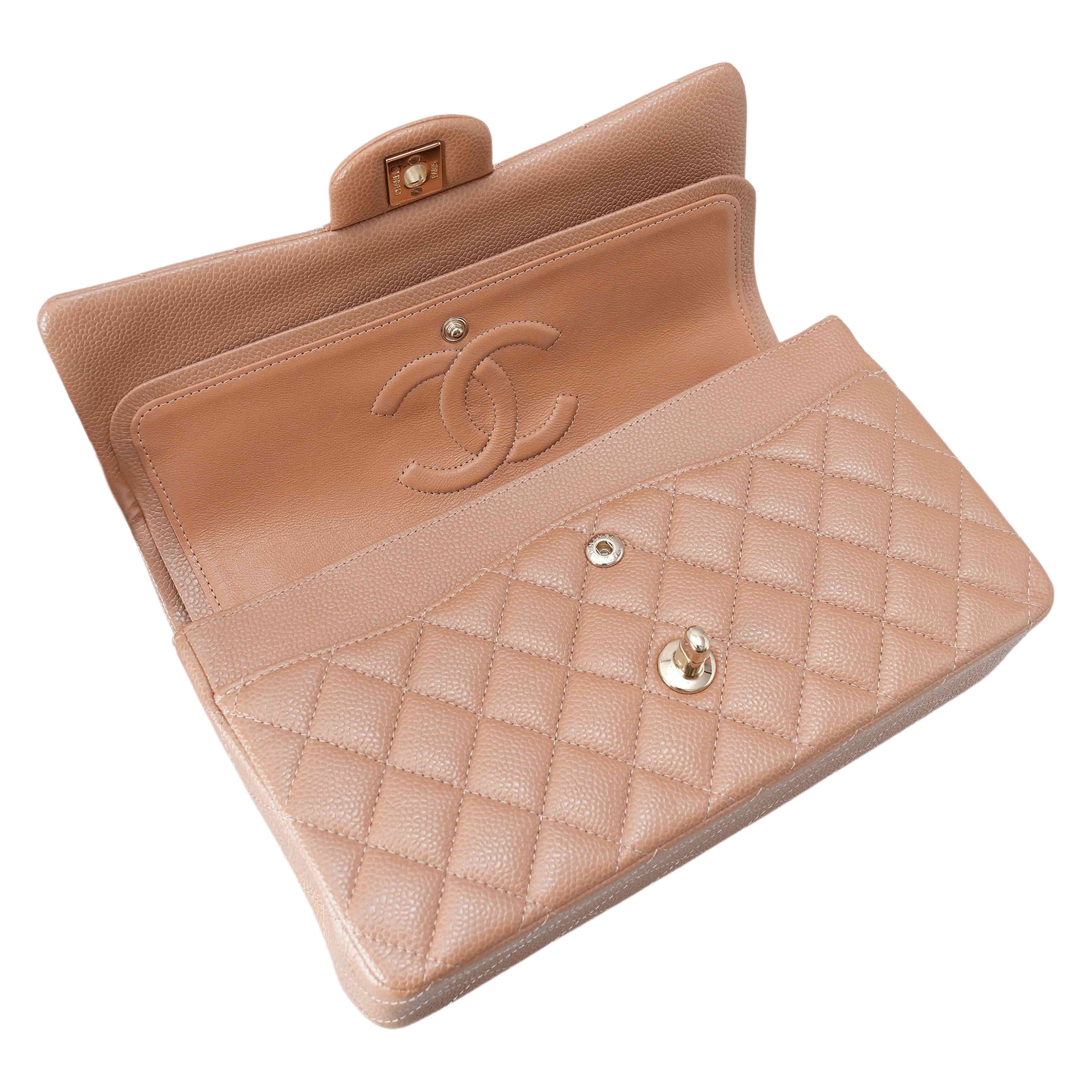 CHANEL(USED)샤넬 캐비어 클래식 미듐 플랩백