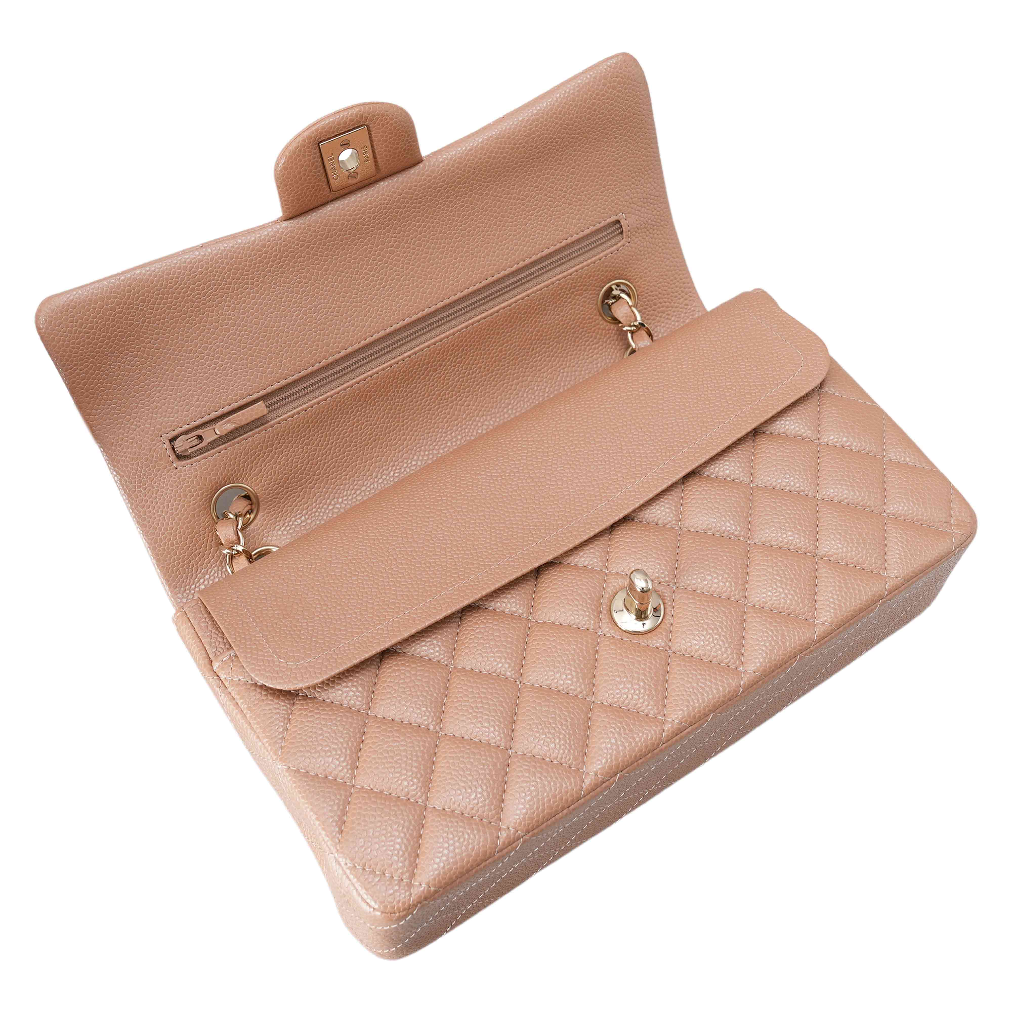 CHANEL(USED)샤넬 캐비어 클래식 미듐 플랩백