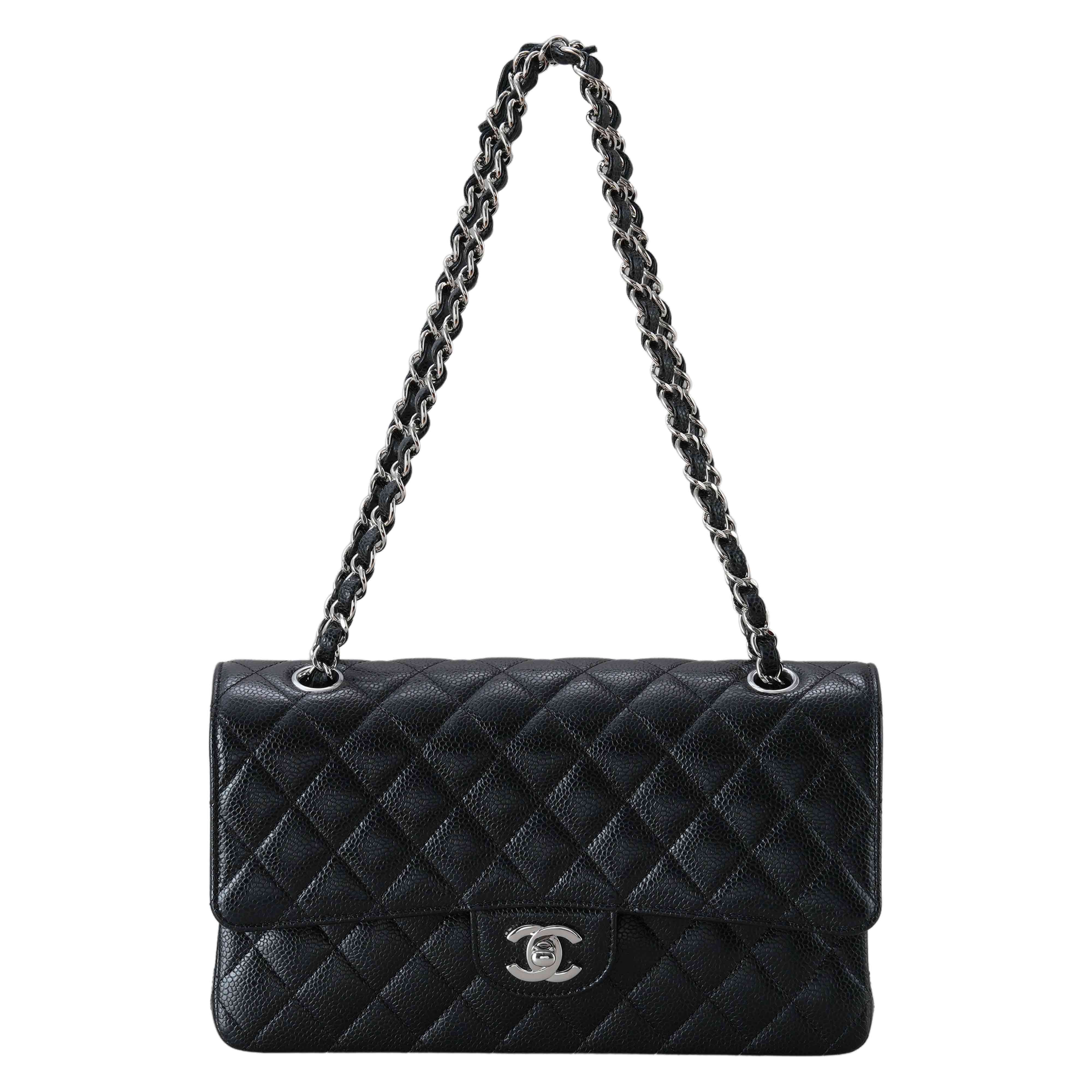 CHANEL(USED)샤넬 캐비어 클래식 미듐 플랩백