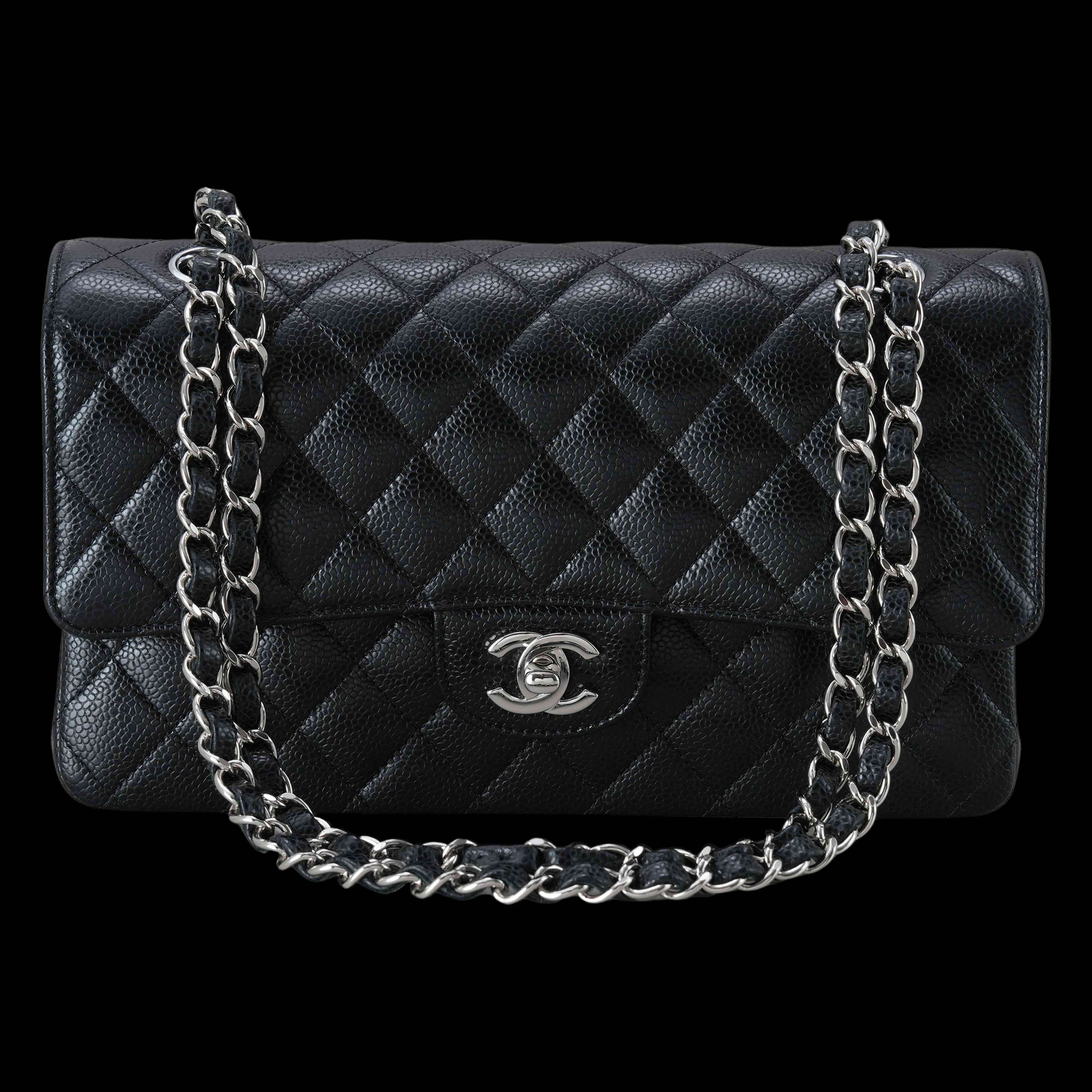 CHANEL(USED)샤넬 캐비어 클래식 미듐 플랩백