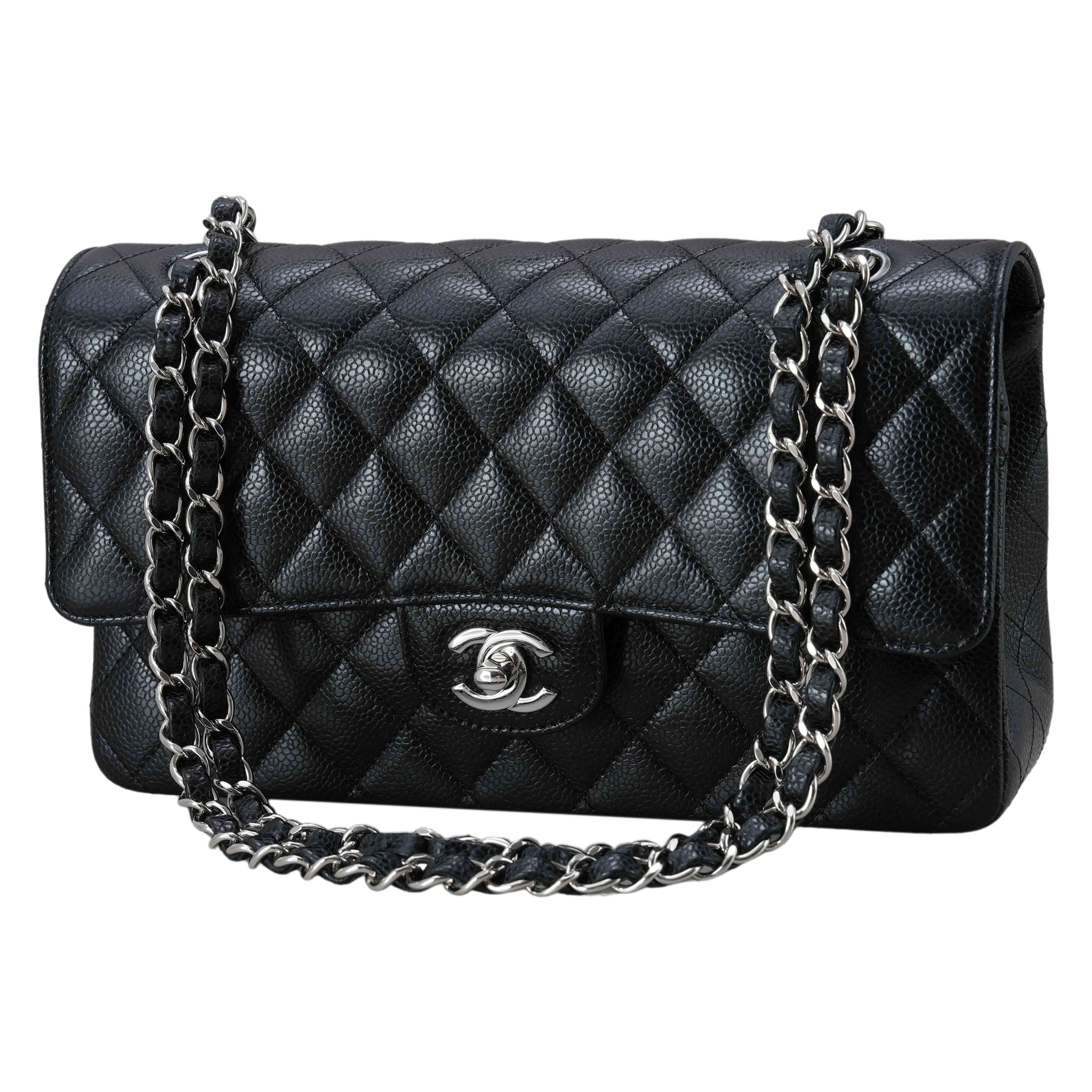 CHANEL(USED)샤넬 캐비어 클래식 미듐 플랩백