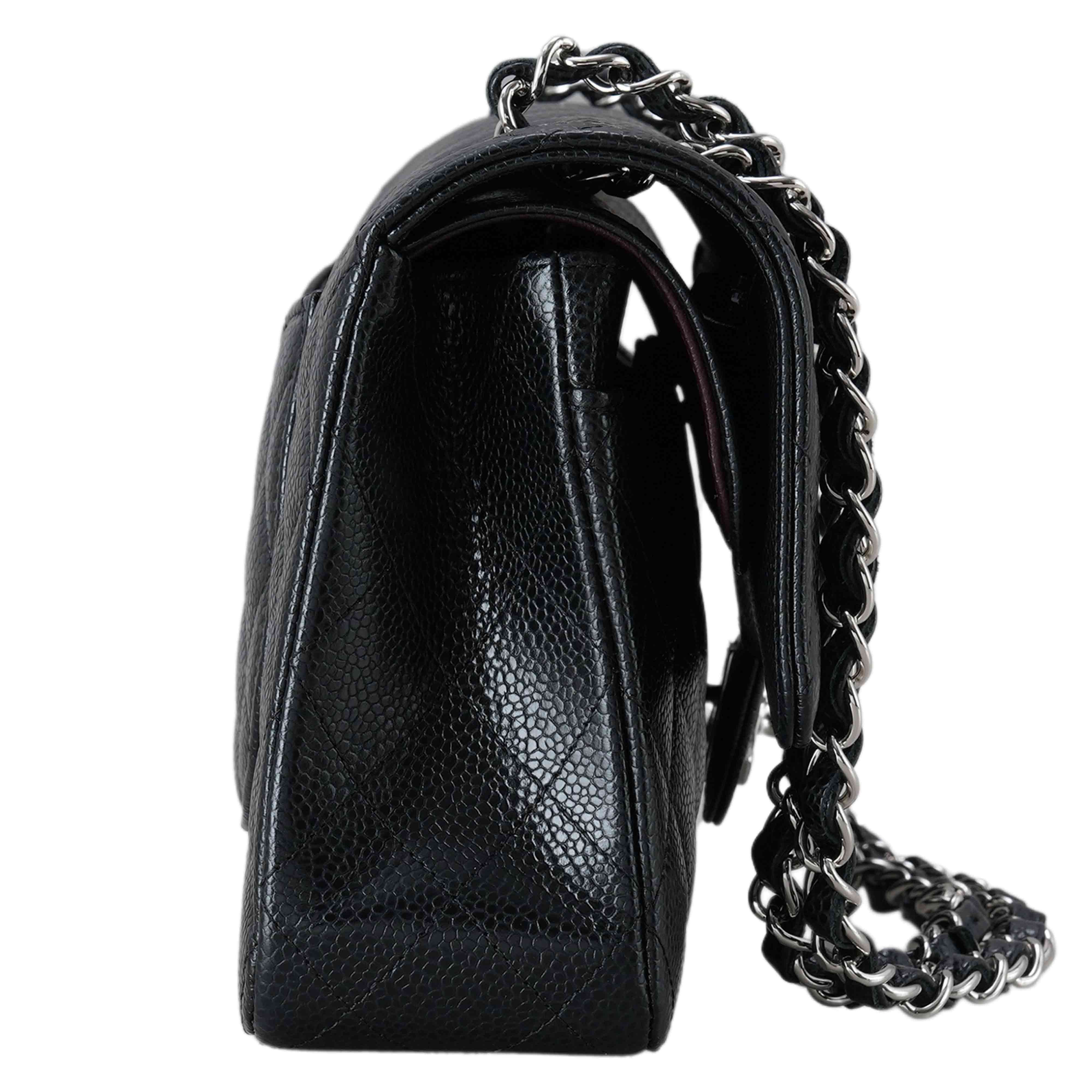 CHANEL(USED)샤넬 캐비어 클래식 미듐 플랩백