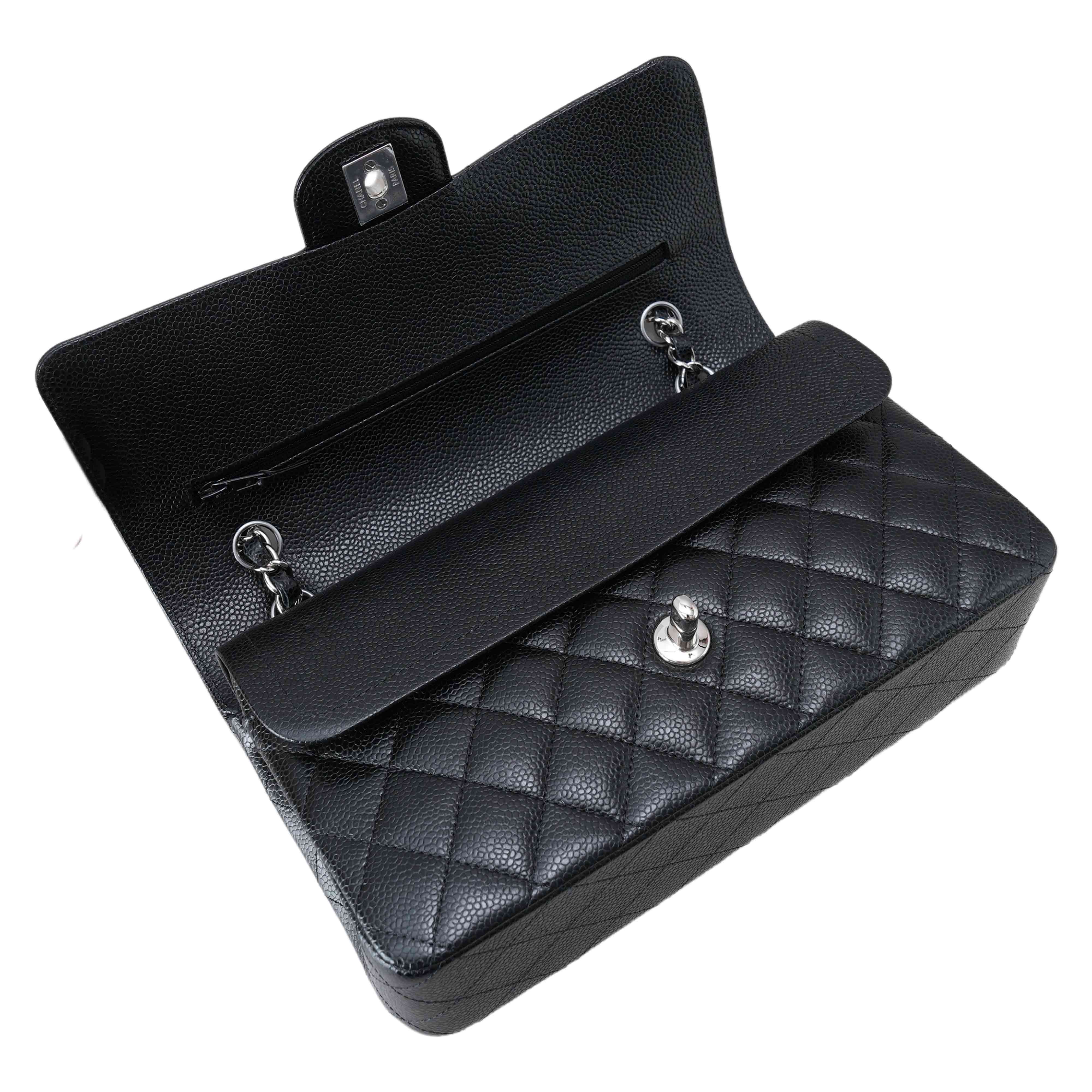 CHANEL(USED)샤넬 캐비어 클래식 미듐 플랩백