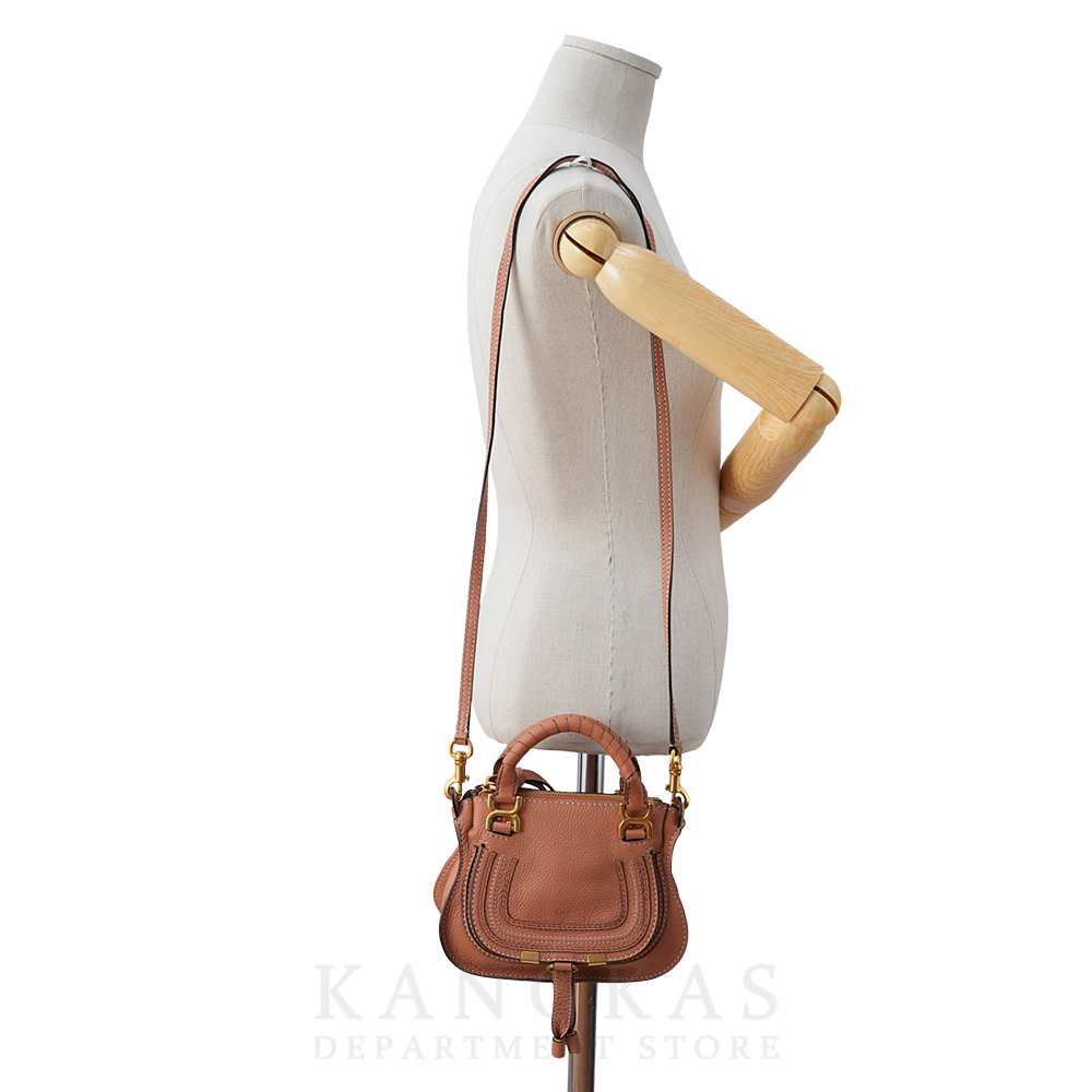 CHLOE(USED)끌로에 마르씨 미니 토트 겸 숄더백