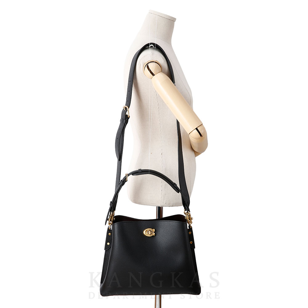 COACH(USED)코치 레더 토트겸 숄더백