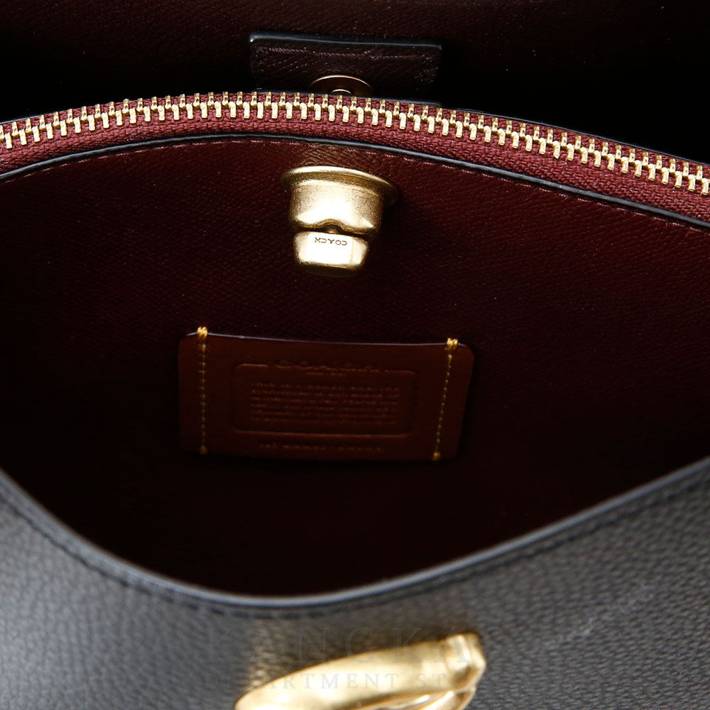 COACH(USED)코치 레더 토트겸 숄더백