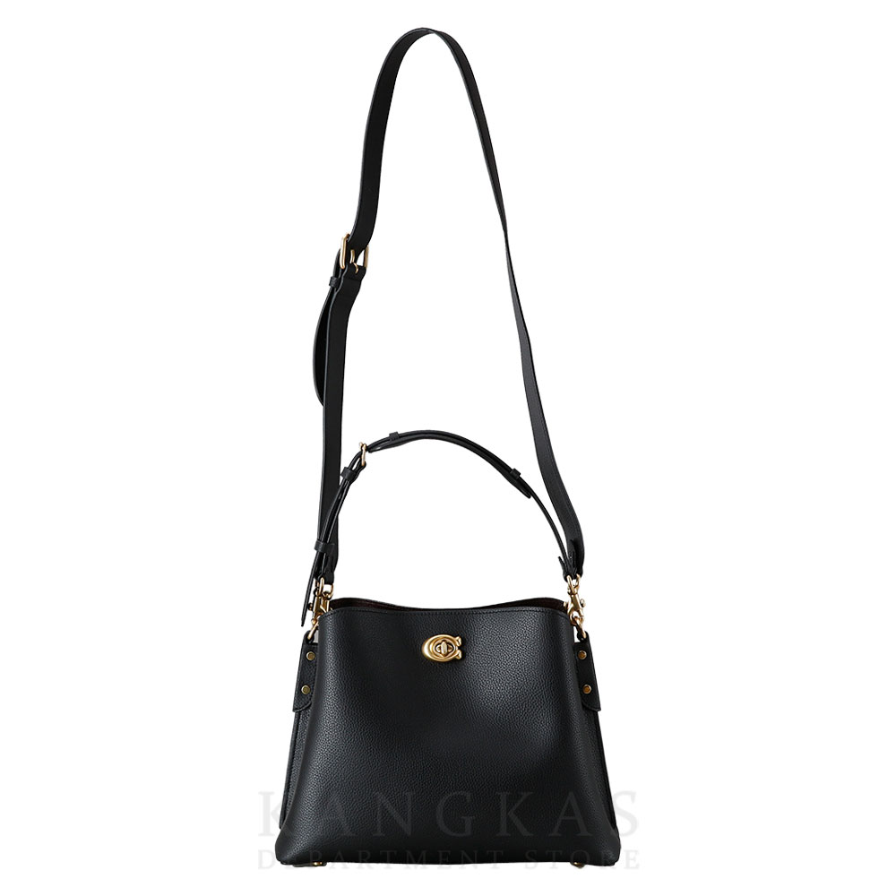 COACH(USED)코치 레더 토트겸 숄더백
