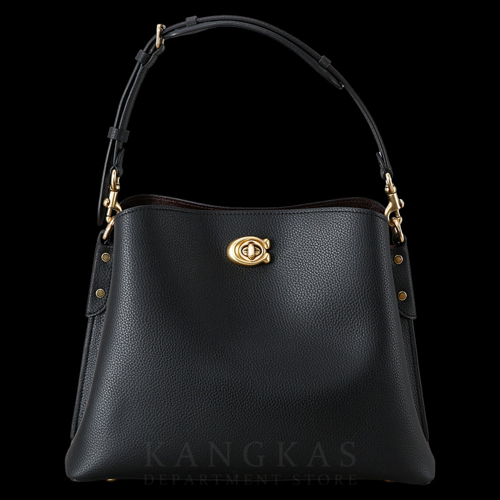 COACH(USED)코치 레더 토트겸 숄더백