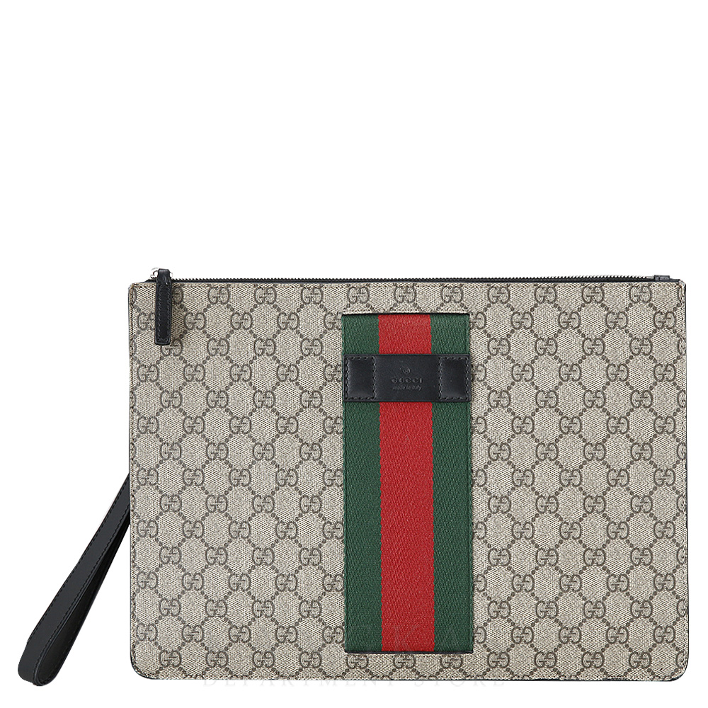GUCCI(USED)구찌 433665 GG수프림 클러치