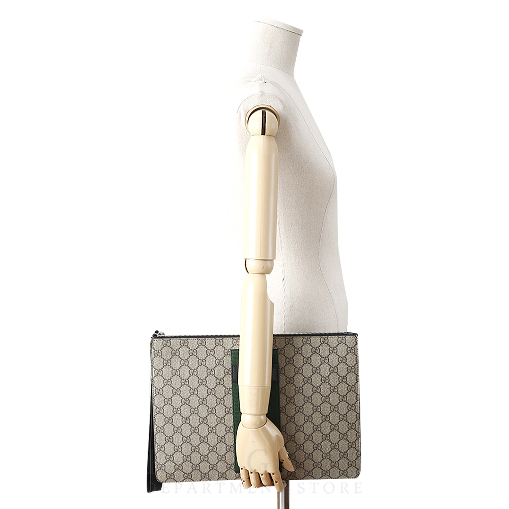 GUCCI(USED)구찌 433665 GG수프림 클러치