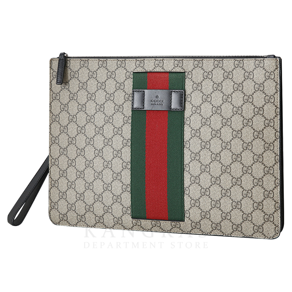 GUCCI(USED)구찌 433665 GG수프림 클러치