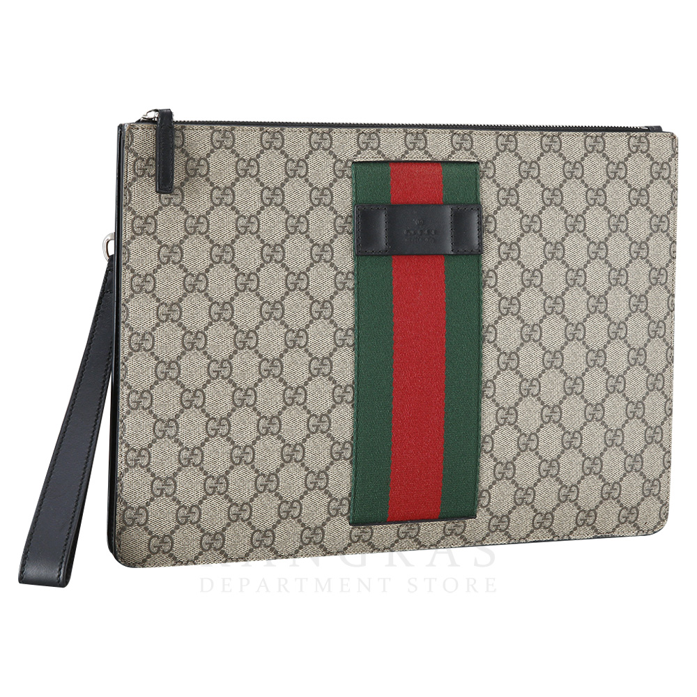 GUCCI(USED)구찌 433665 GG수프림 클러치