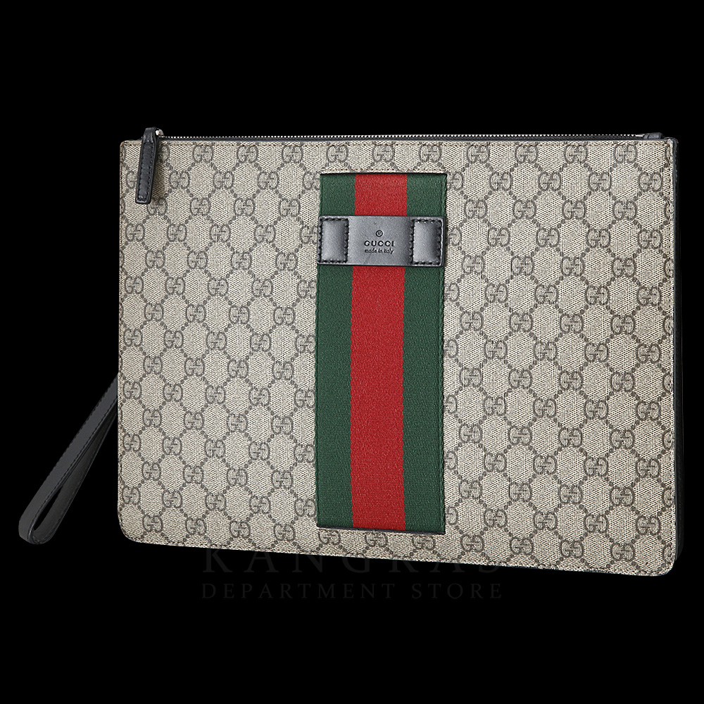 GUCCI(USED)구찌 433665 GG수프림 클러치