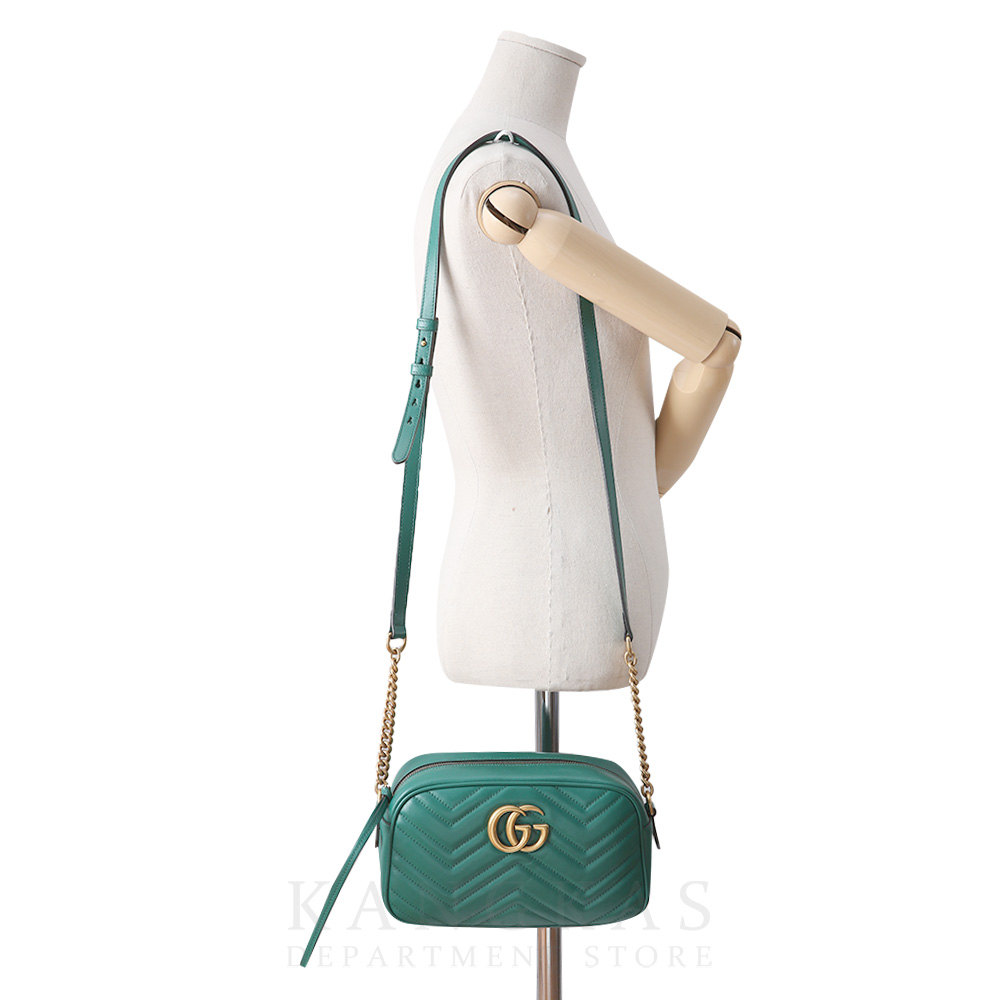 GUCCI(USED)구찌 447632 GG마몽 마틀라세 스몰 카메라백