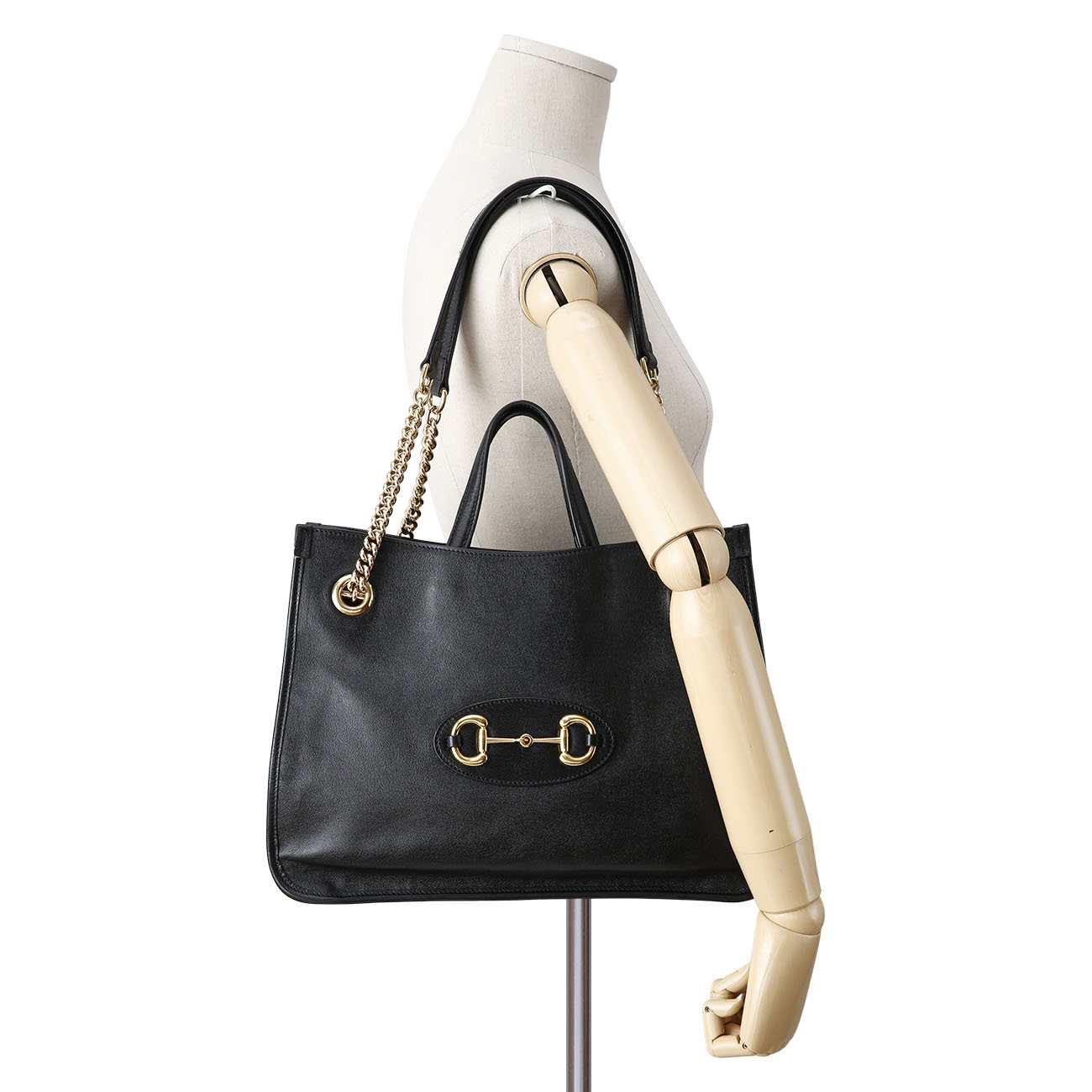 GUCCI(USED)구찌 621144 1955 홀스빗 미디엄 토트백