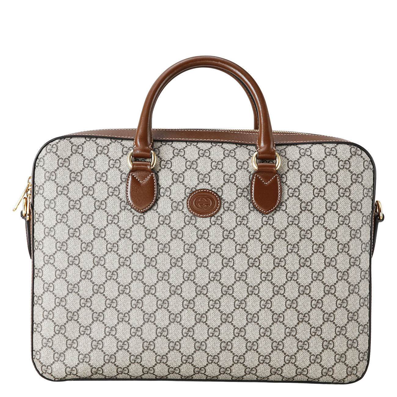 GUCCI(USED)구찌 인터로킹 브리프 케이스
