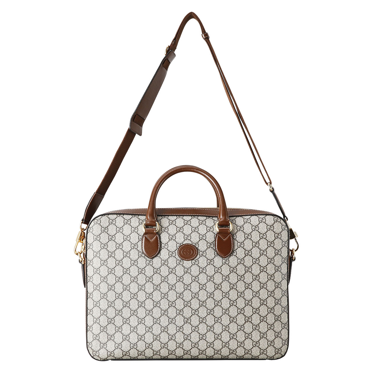 GUCCI(USED)구찌 인터로킹 브리프 케이스