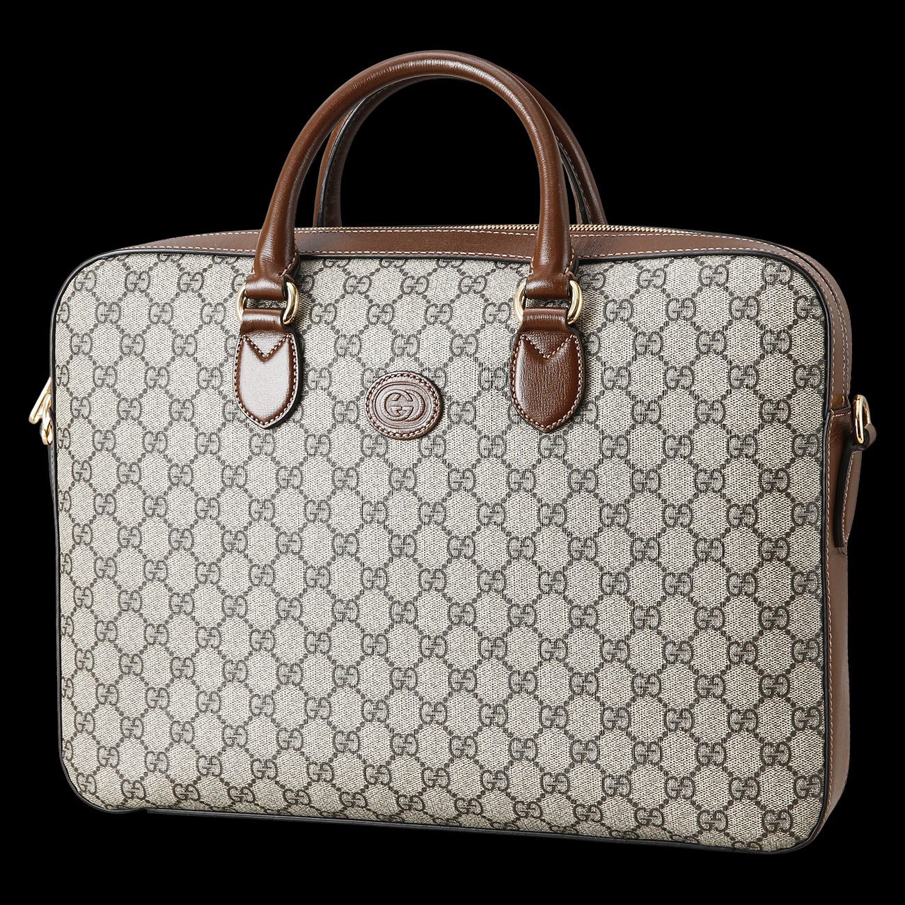 GUCCI(USED)구찌 인터로킹 브리프 케이스