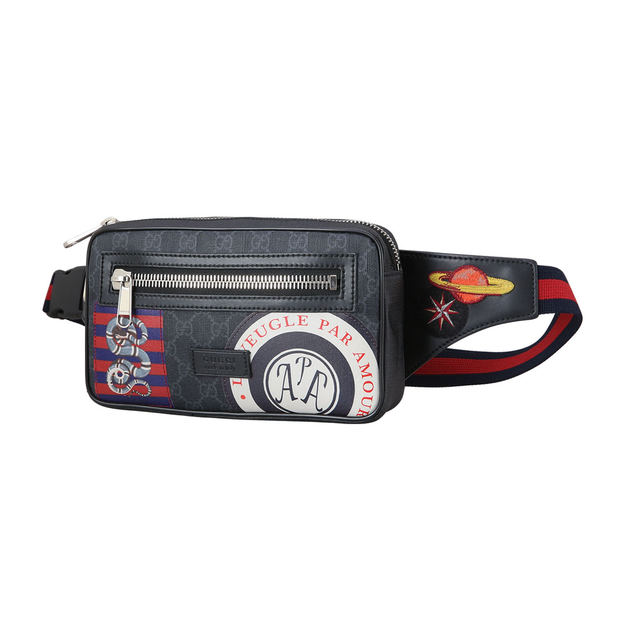 GUCCI(USED)구찌 474293 수프림 벨트 힙색