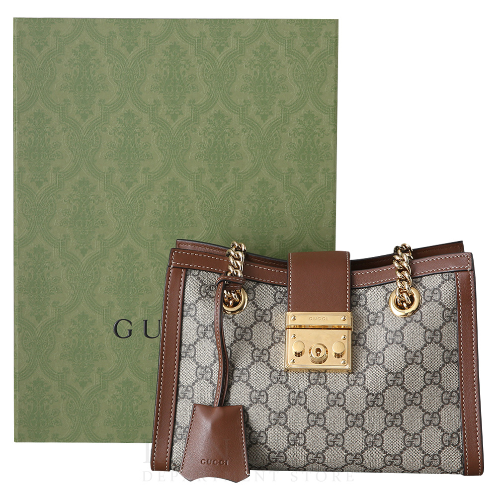 GUCCI(USED)구찌 498156 패드락 GG 체인 숄더백