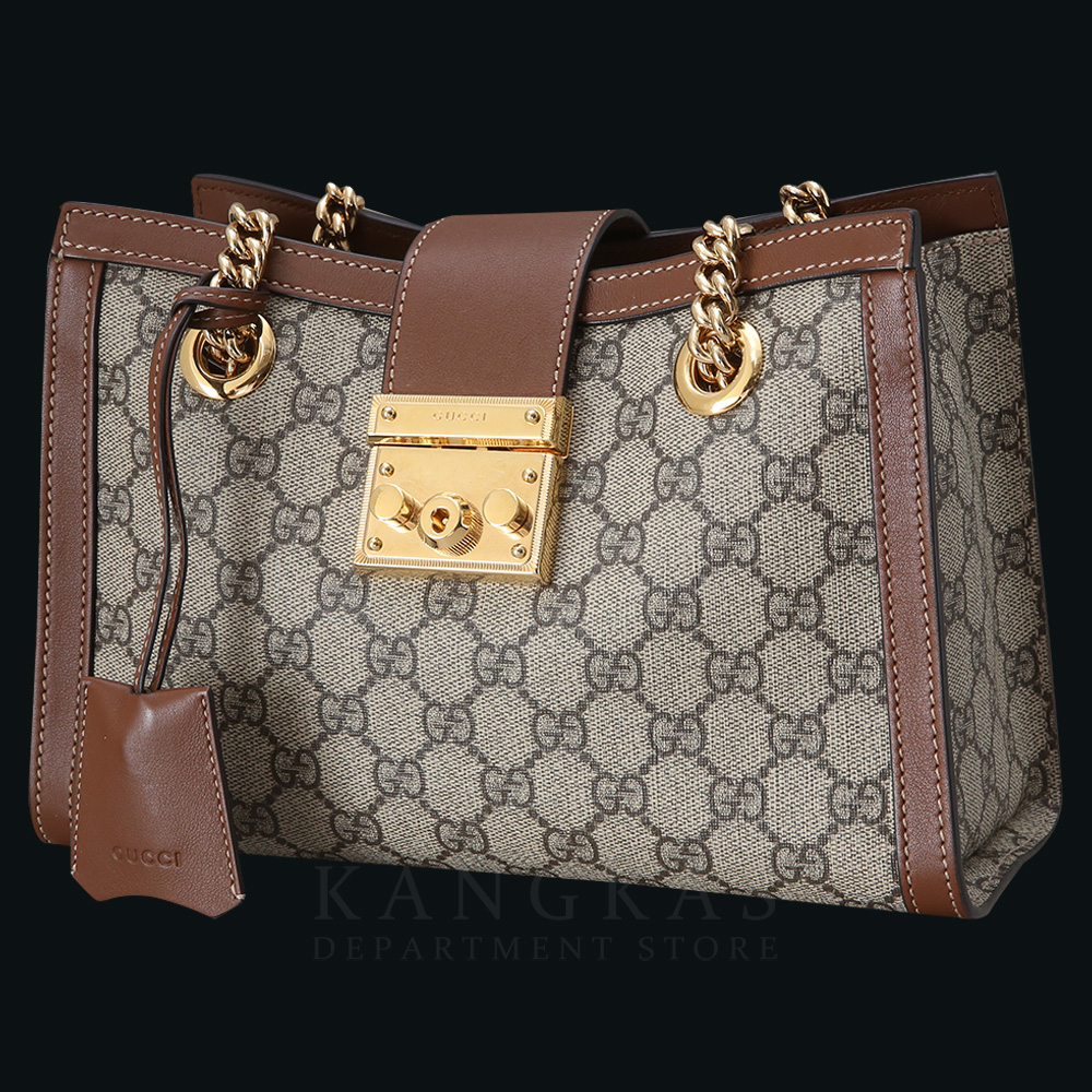 GUCCI(USED)구찌 498156 패드락 GG 체인 숄더백