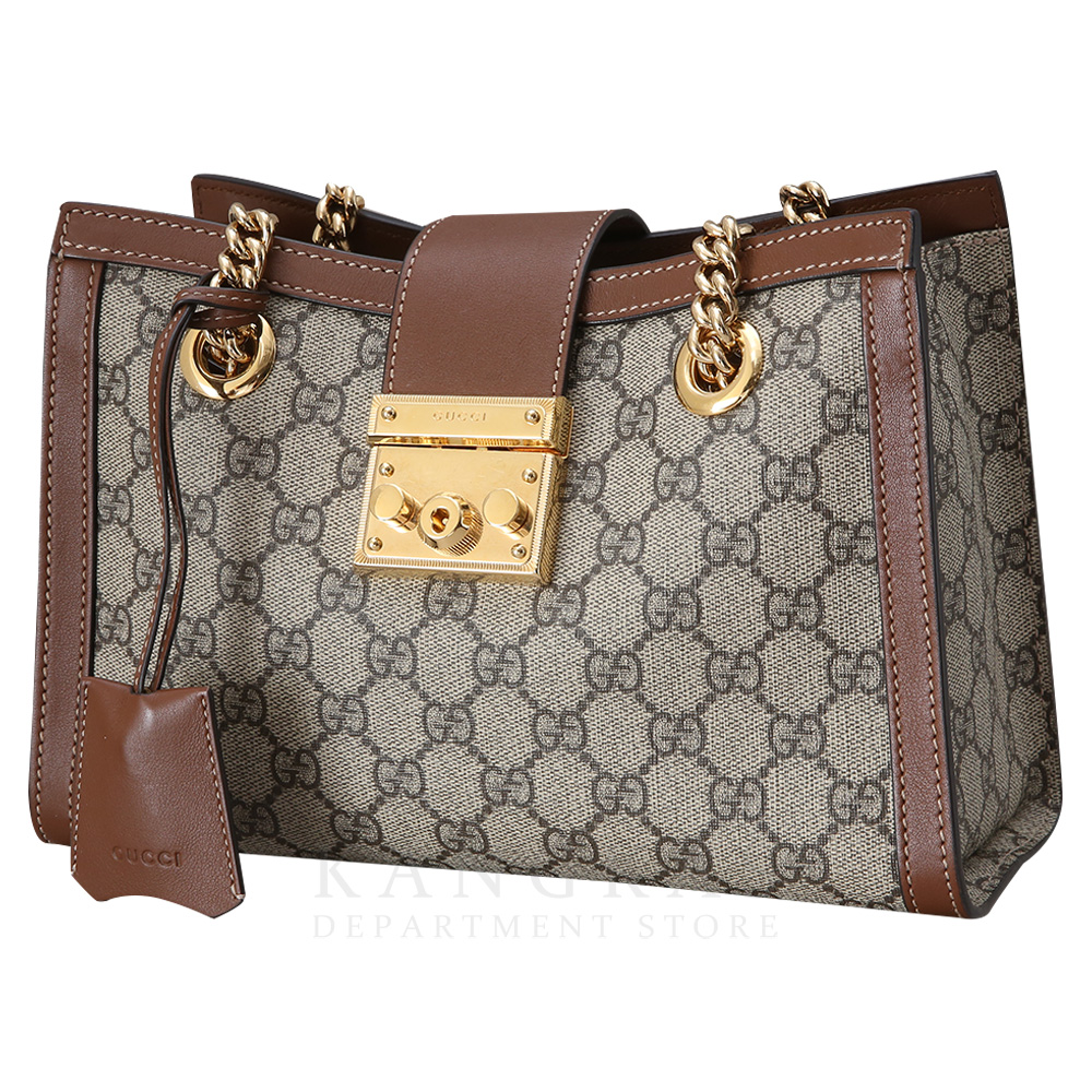 GUCCI(USED)구찌 498156 패드락 GG 체인 숄더백
