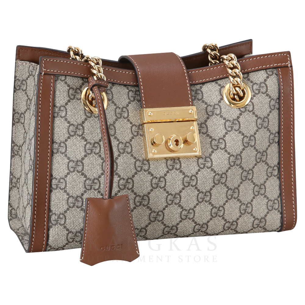 GUCCI(USED)구찌 498156 패드락 GG 체인 숄더백