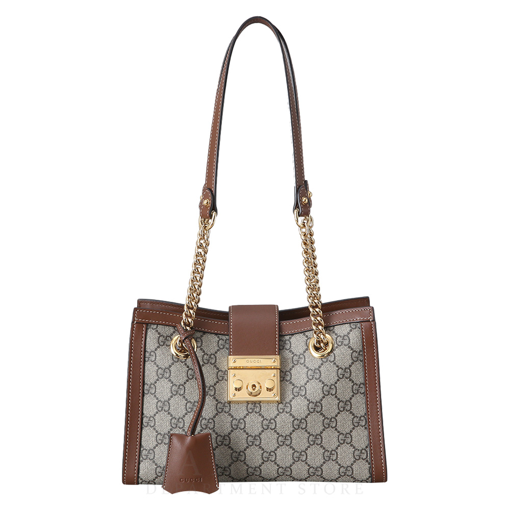 GUCCI(USED)구찌 498156 패드락 GG 체인 숄더백