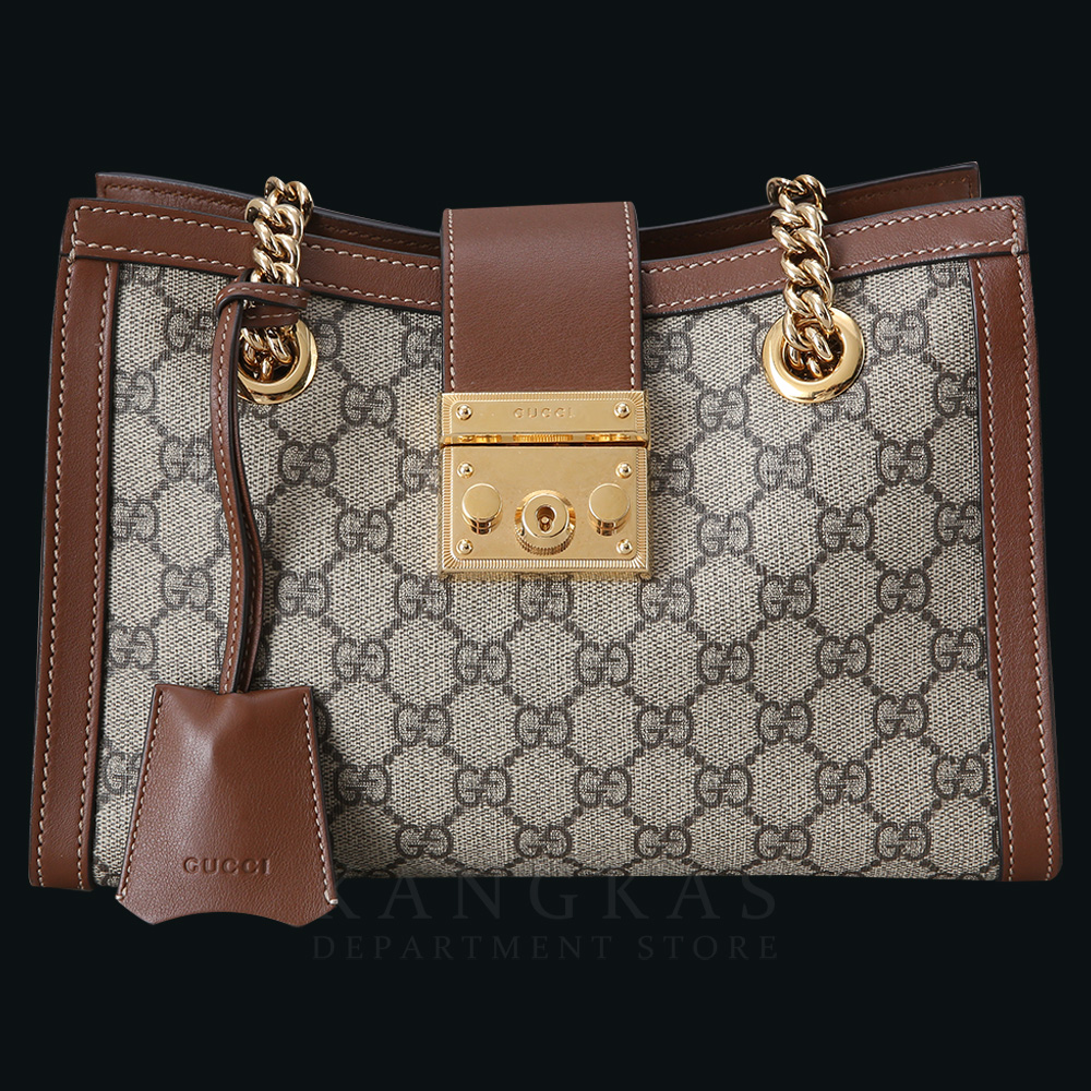 GUCCI(USED)구찌 498156 패드락 GG 체인 숄더백