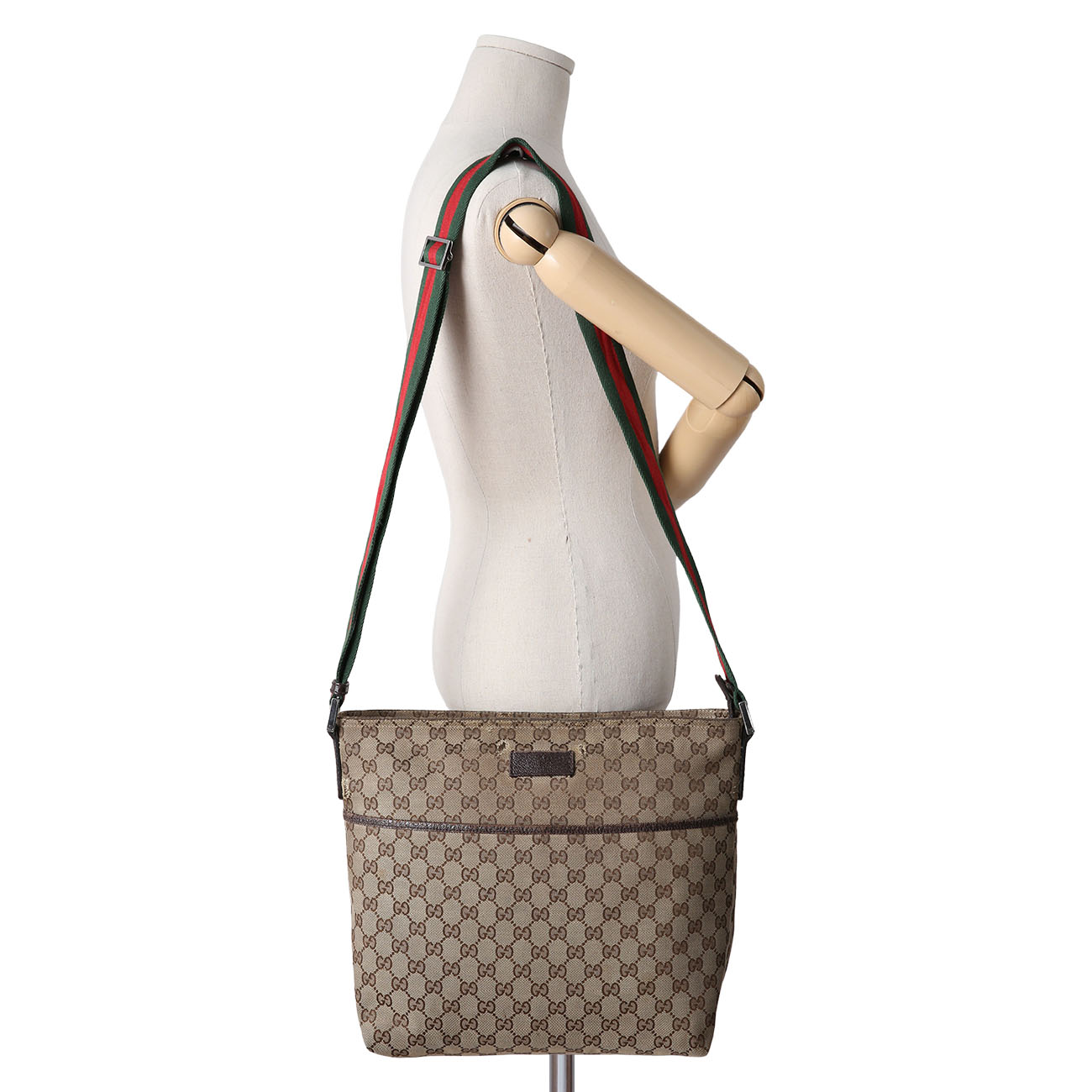 GUCCI(USED)구찌 189751 GG자가드 메신저 백
