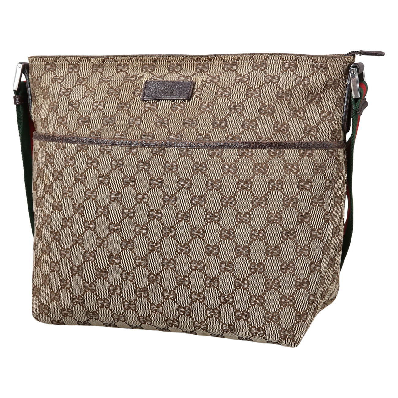 GUCCI(USED)구찌 189751 GG자가드 메신저 백