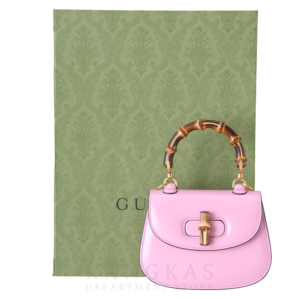GUCCI(USED)구찌 686864 뱀부 1947 미니 탑핸들 크로스백