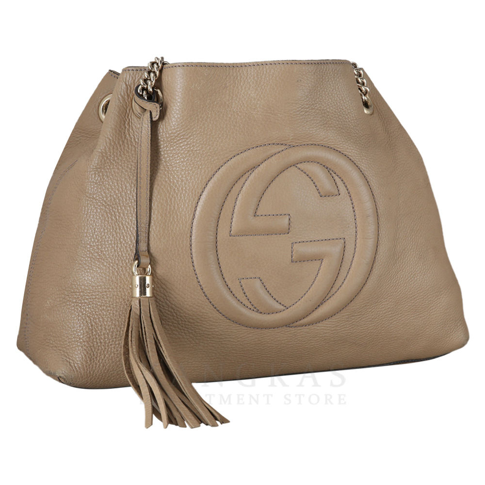 GUCCI(USED)구찌 308982 소호 테슬 체인 숄더백