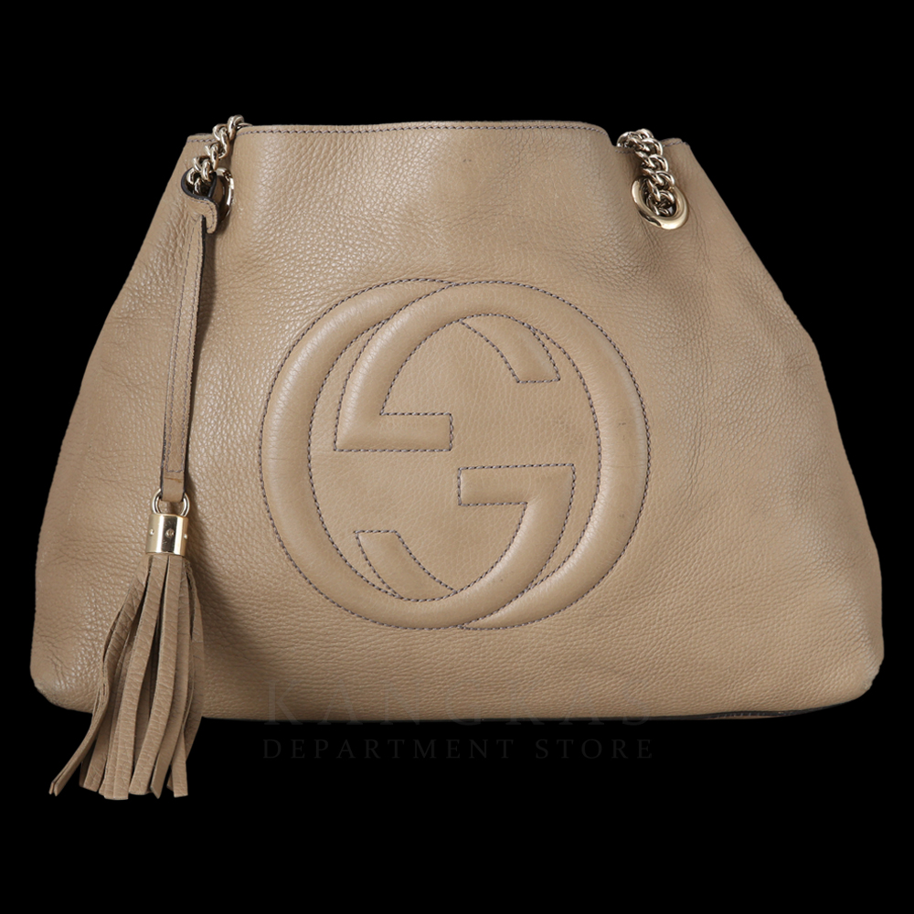 GUCCI(USED)구찌 308982 소호 테슬 체인 숄더백