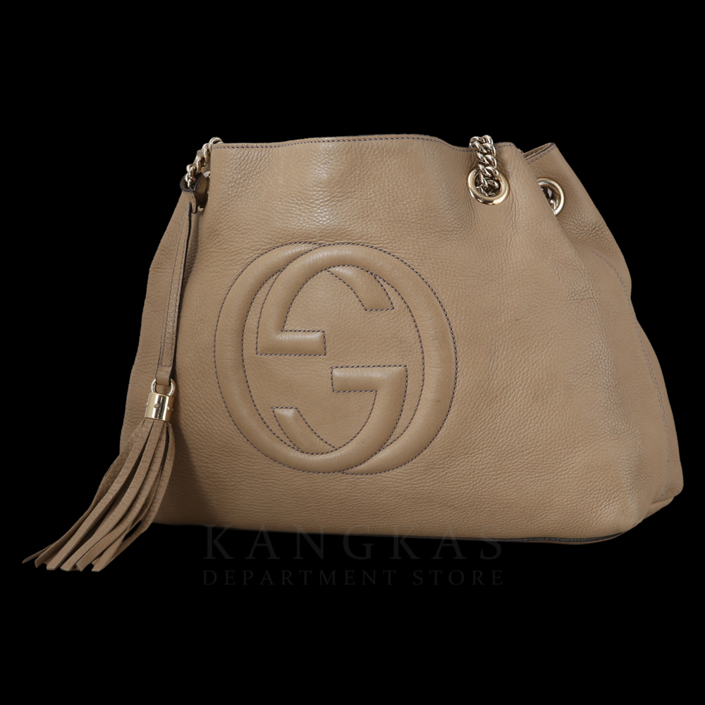 GUCCI(USED)구찌 308982 소호 테슬 체인 숄더백