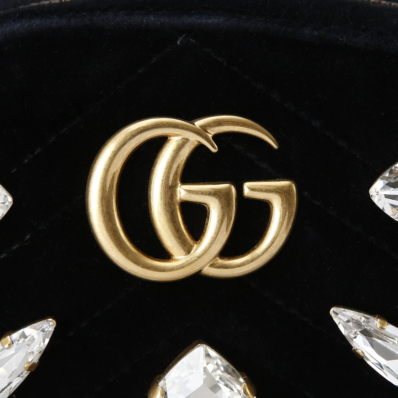 GUCCI(USED)구찌 476434 시즌 스웨이드 GG마몽 벨트백