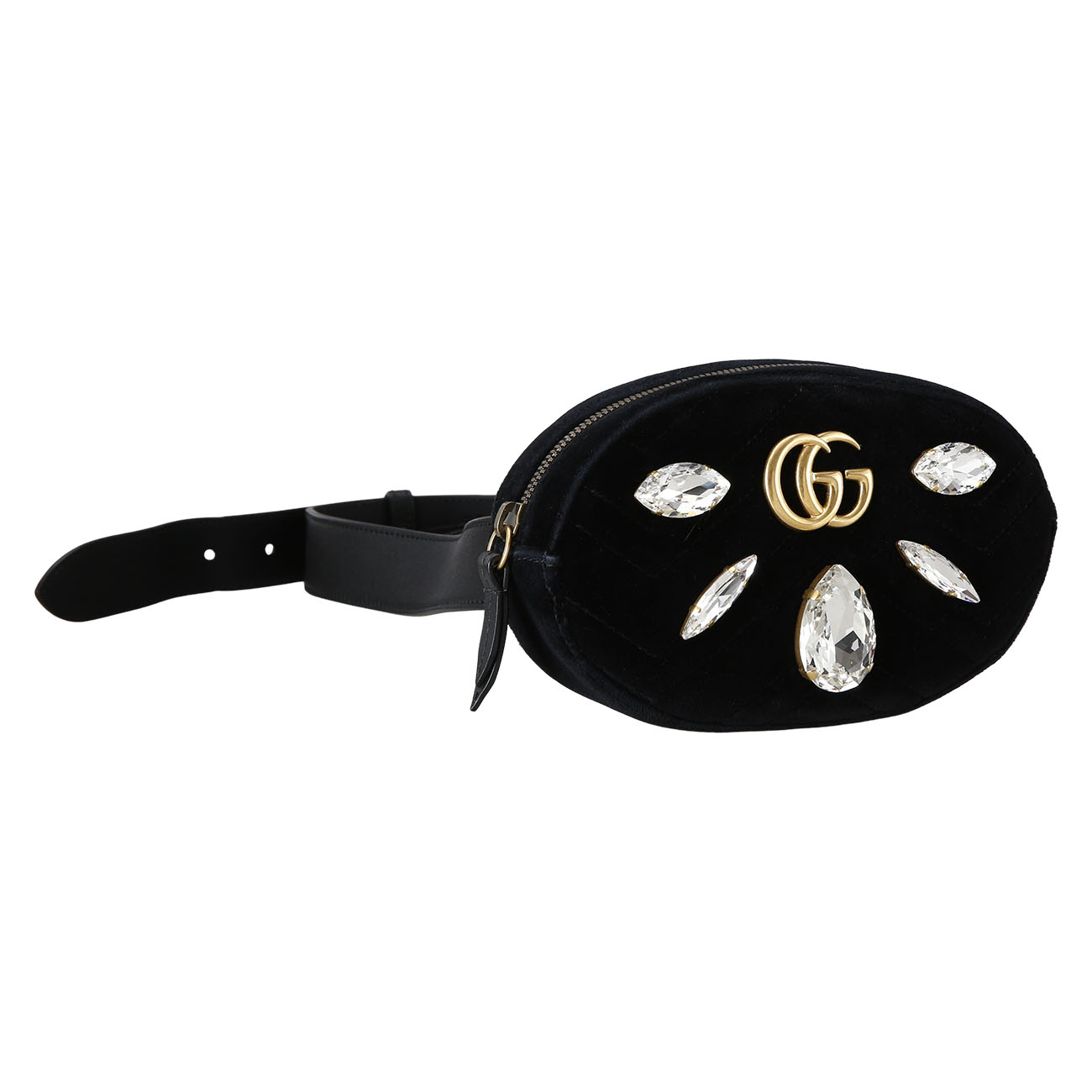 GUCCI(USED)구찌 476434 시즌 스웨이드 GG마몽 벨트백