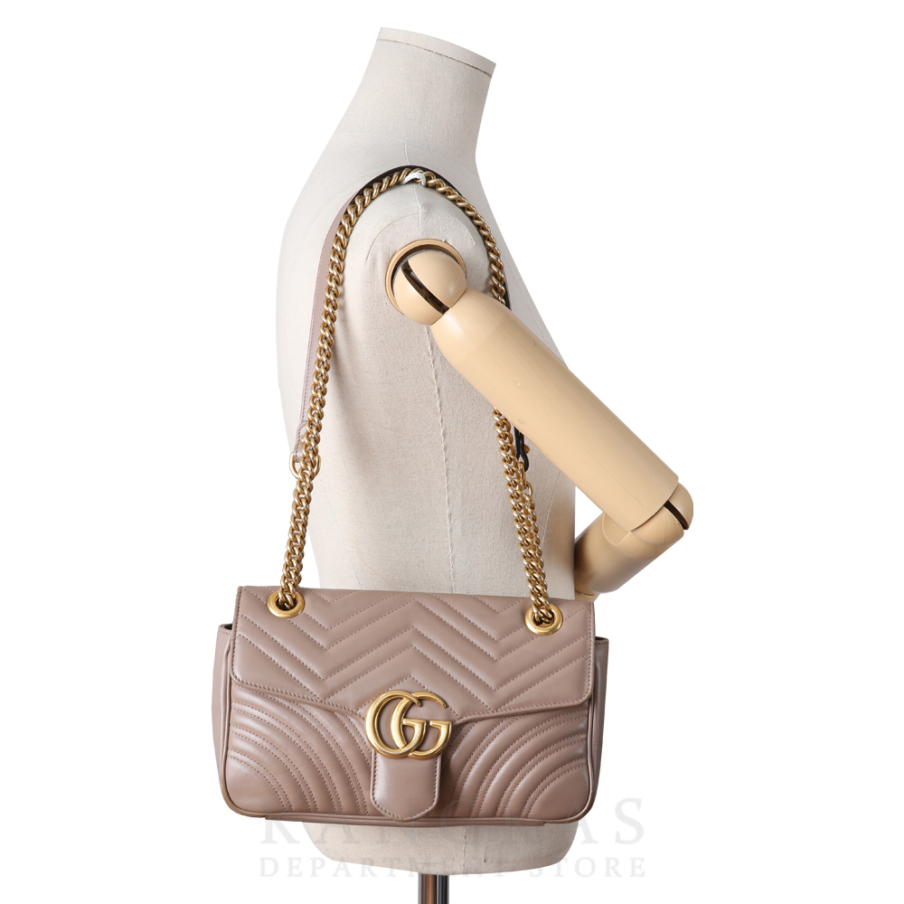 GUCCI(USED)구찌 443497 GG마몽 마틀라세 스몰 체인 백