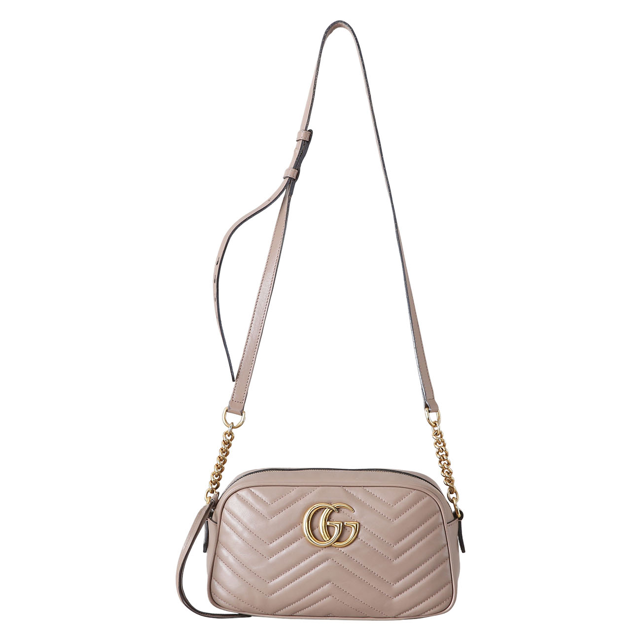 GUCCI(USED)구찌 447632 GG마몽 마틀라세 스몰 카메라백
