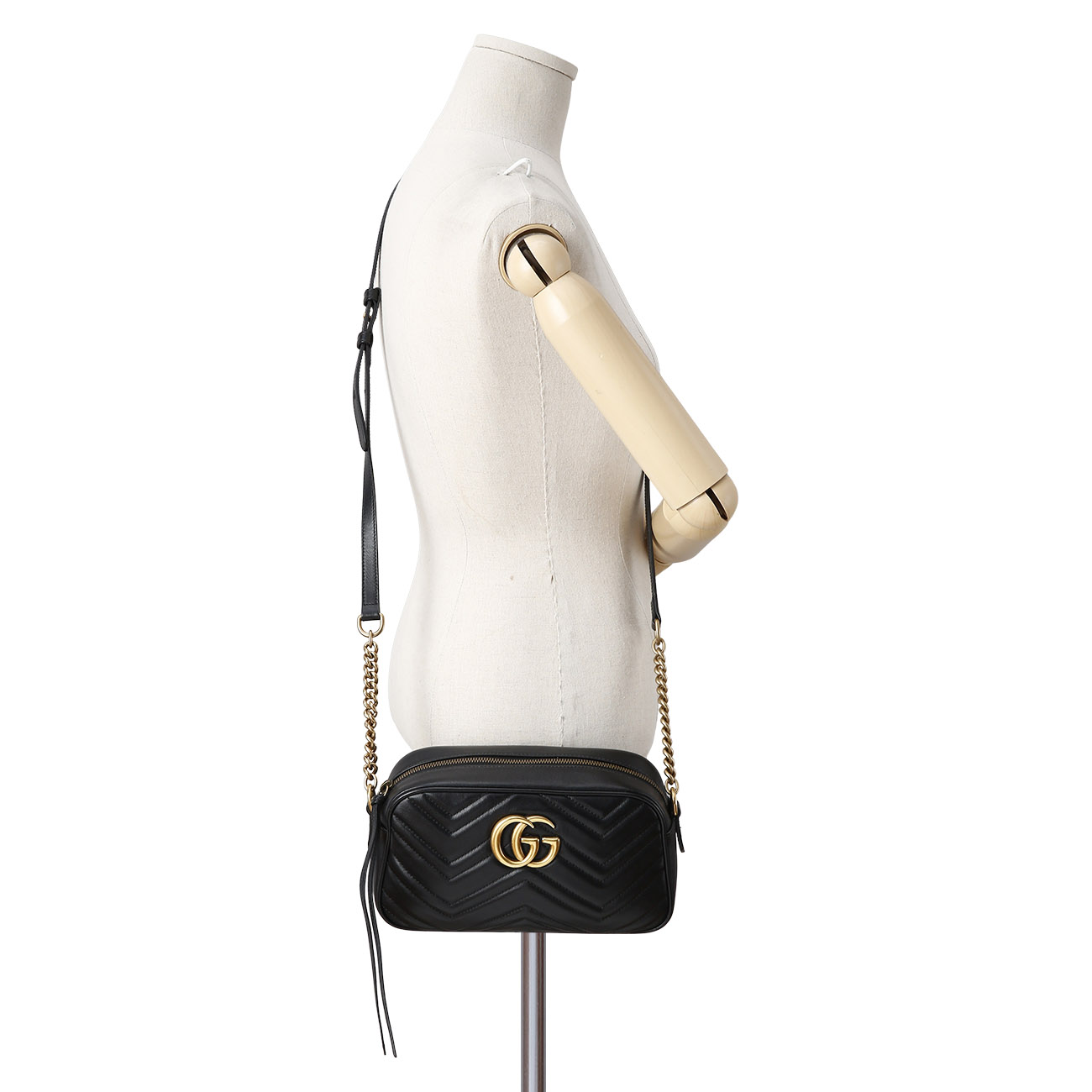 GUCCI(USED)구찌 447632 GG마몽 마틀라세 카메라백