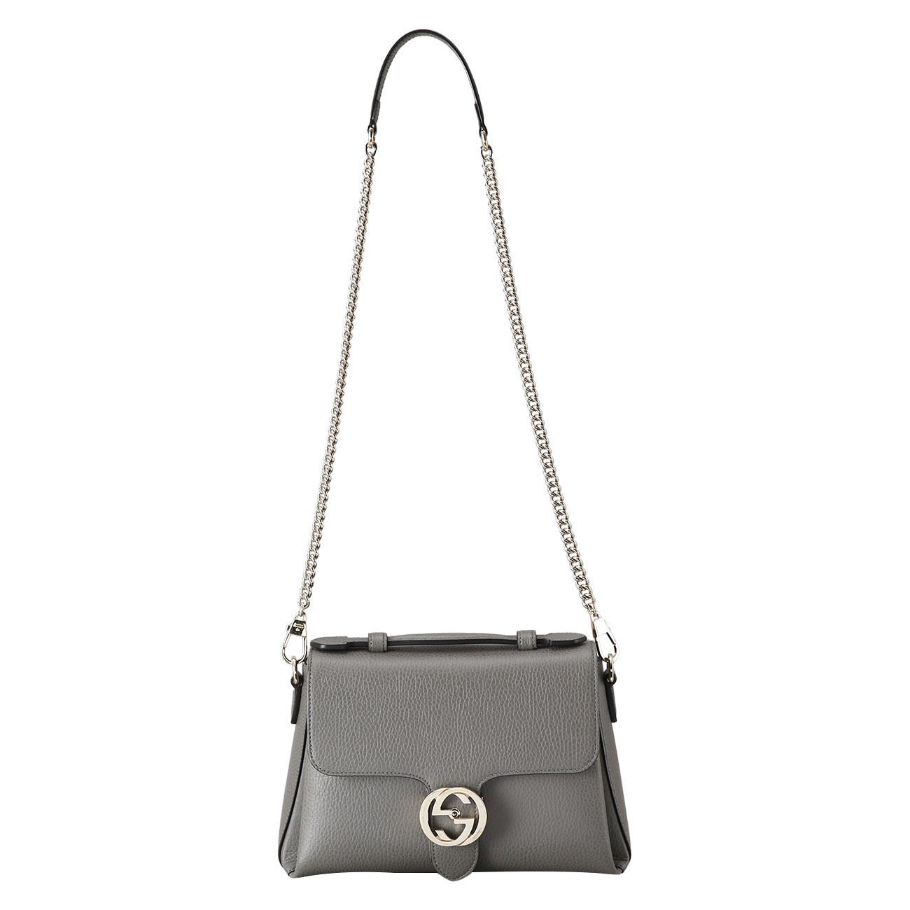 GUCCI(USED)구찌 510302 인터로킹 탑 핸들 체인백