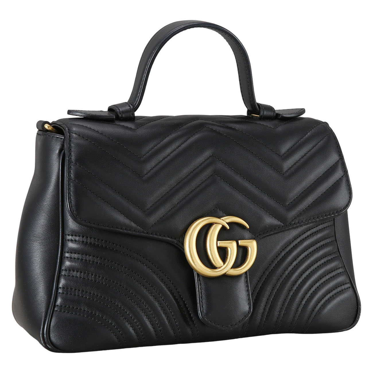 GUCCI(USED)구찌 498110 GG마몽 마틀라세 탑 핸들백