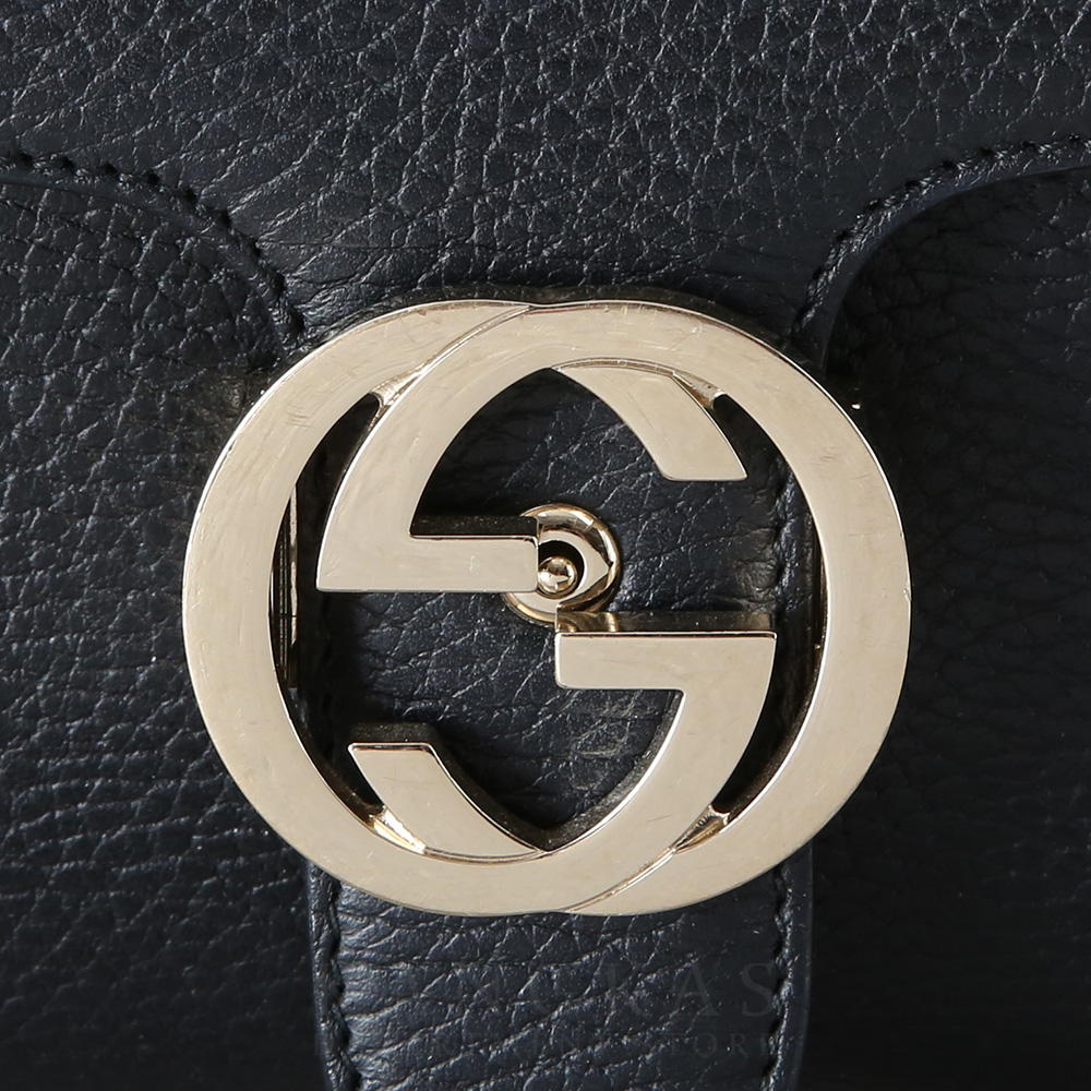 GUCCI(USED)구찌 510302 인터로킹 탑 핸들 체인백