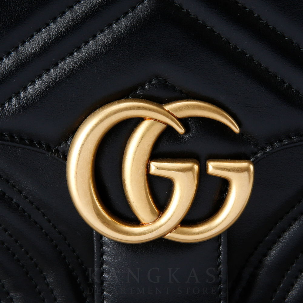 GUCCI(USED)구찌 498110 GG마몽 마틀라세 탑 핸들백